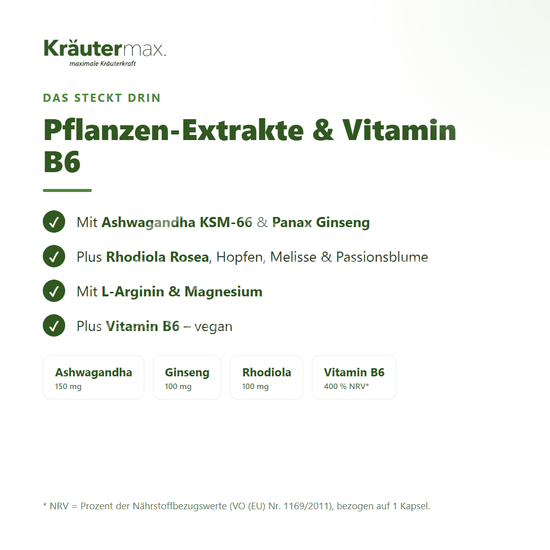 Kräutermax Antistress Kapseln