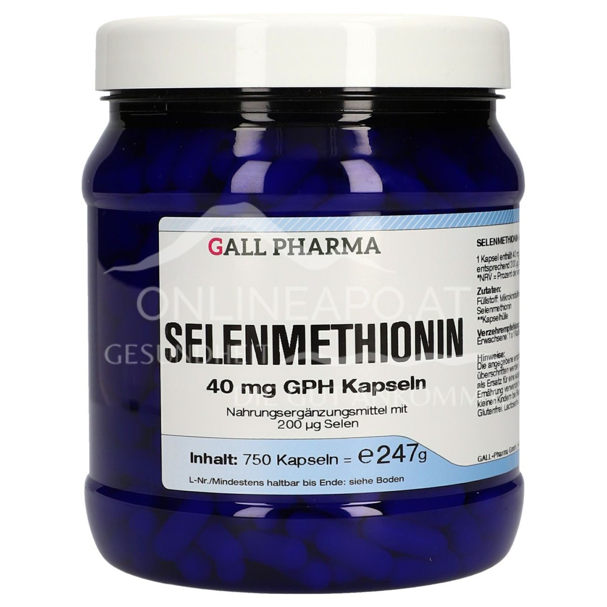 Gall Pharma Selenmethionin 40 mg Kapseln