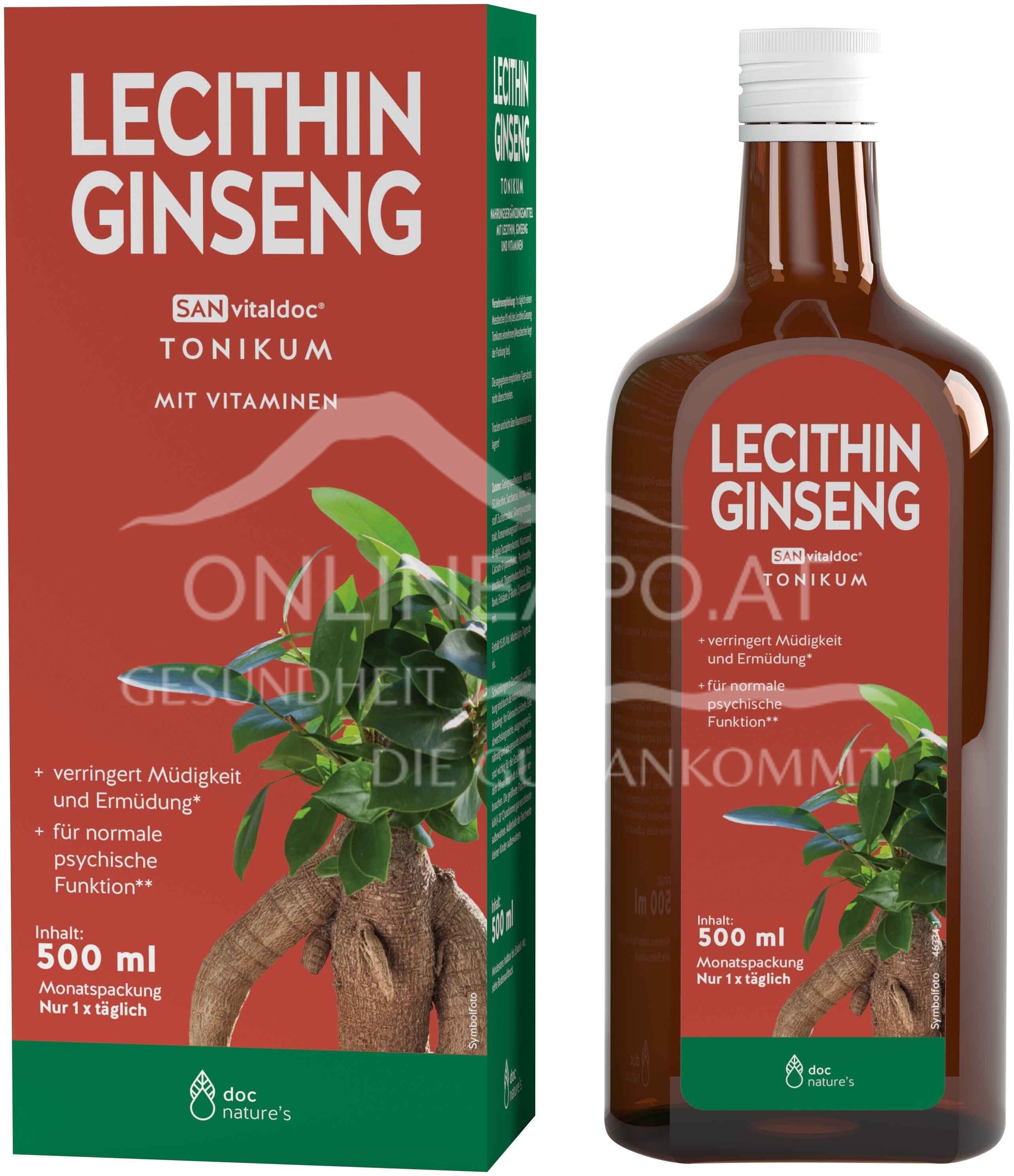 doc nature‘s SANvitaldoc® LECITHIN GINSENG Tonikum