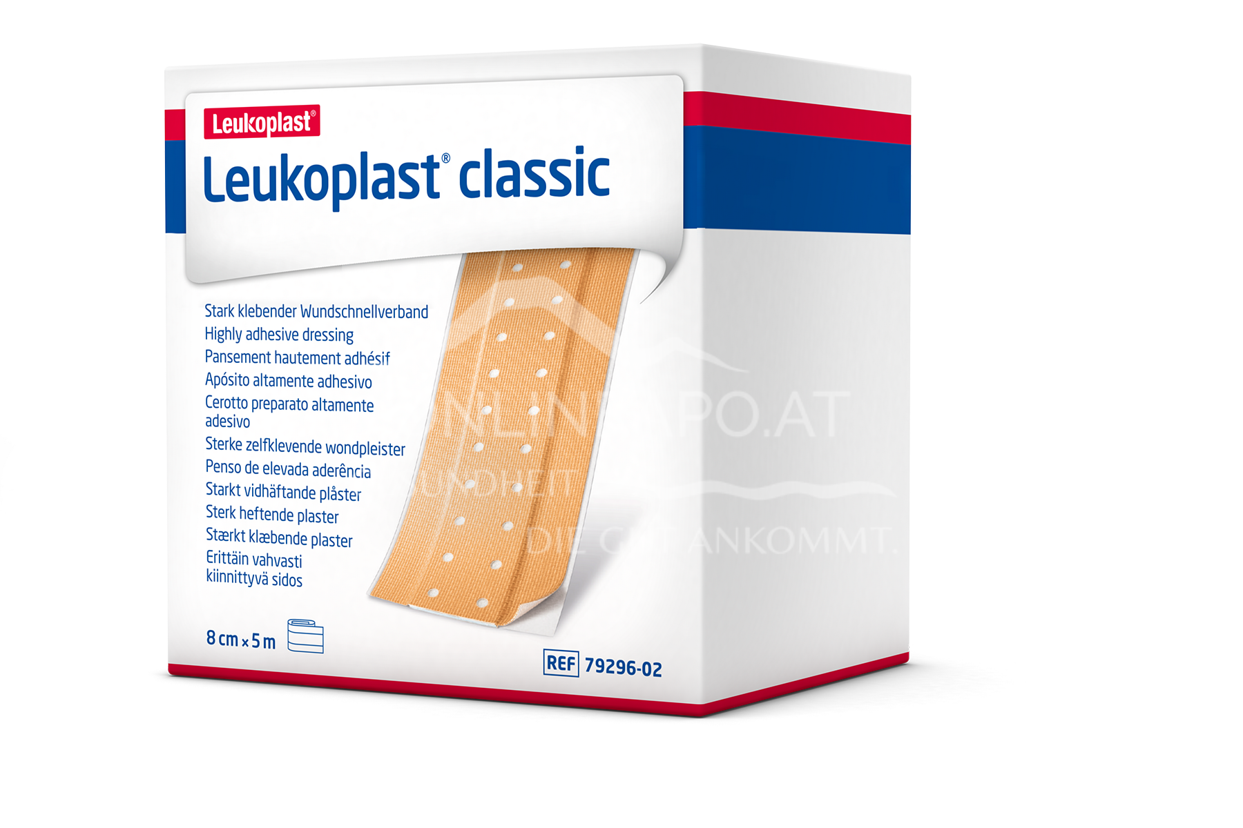 Leukoplast® Classic Wundschnellverband unsteril 8 cm x 5 m