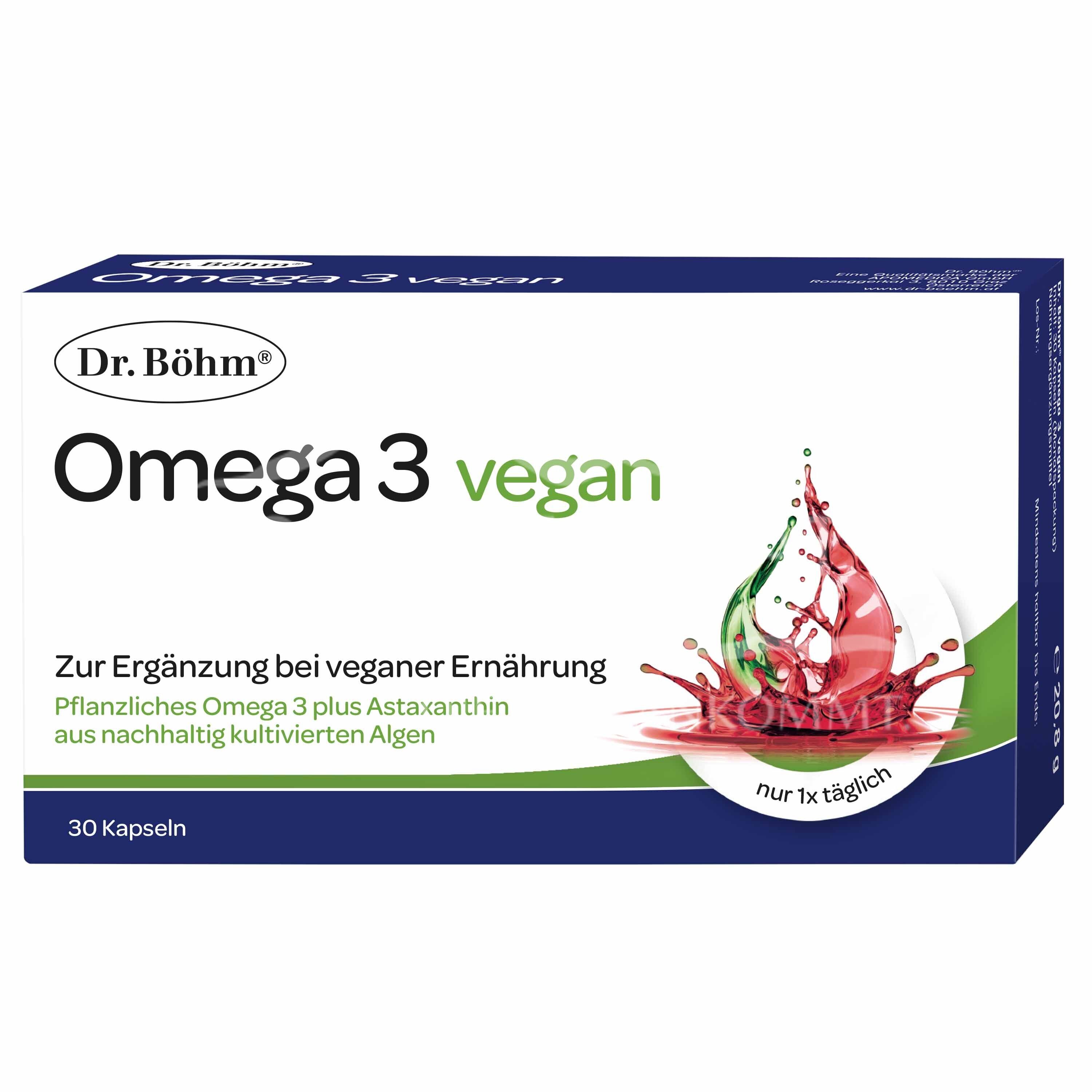 Dr. Böhm® Omega 3 vegan Kapseln