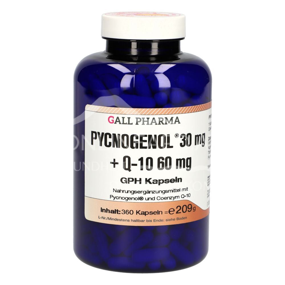 Gall Pharma Pycnogenol® 30 mg + Q10 60 mg capsules