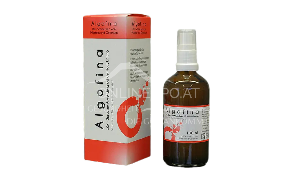 Algofina 10% – Spray zur Anwendung auf der Haut, Lösung