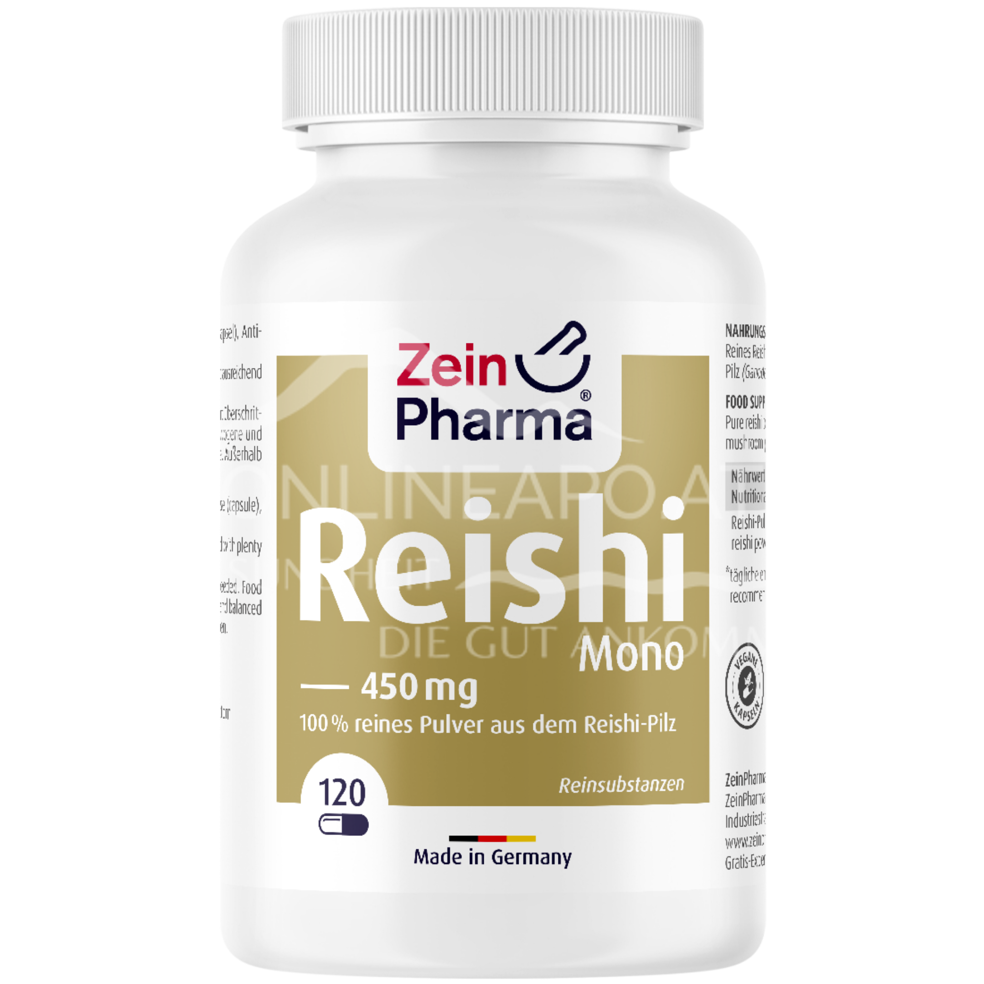 ZeinPharma Reishi Mono 450 mg Kapseln