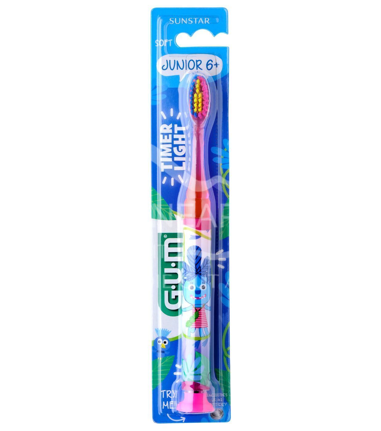 GUM® JUNIOR LIGHT-UP toothbrush (soft)