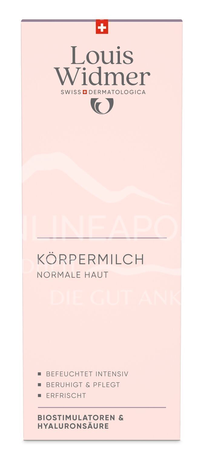 Louis Widmer bodycare Körpermilch - leicht parfümiert