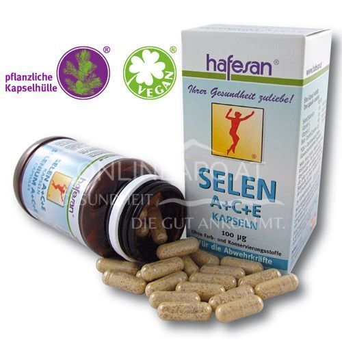 hafesan Selenium A+C+E 100 mcg capsules