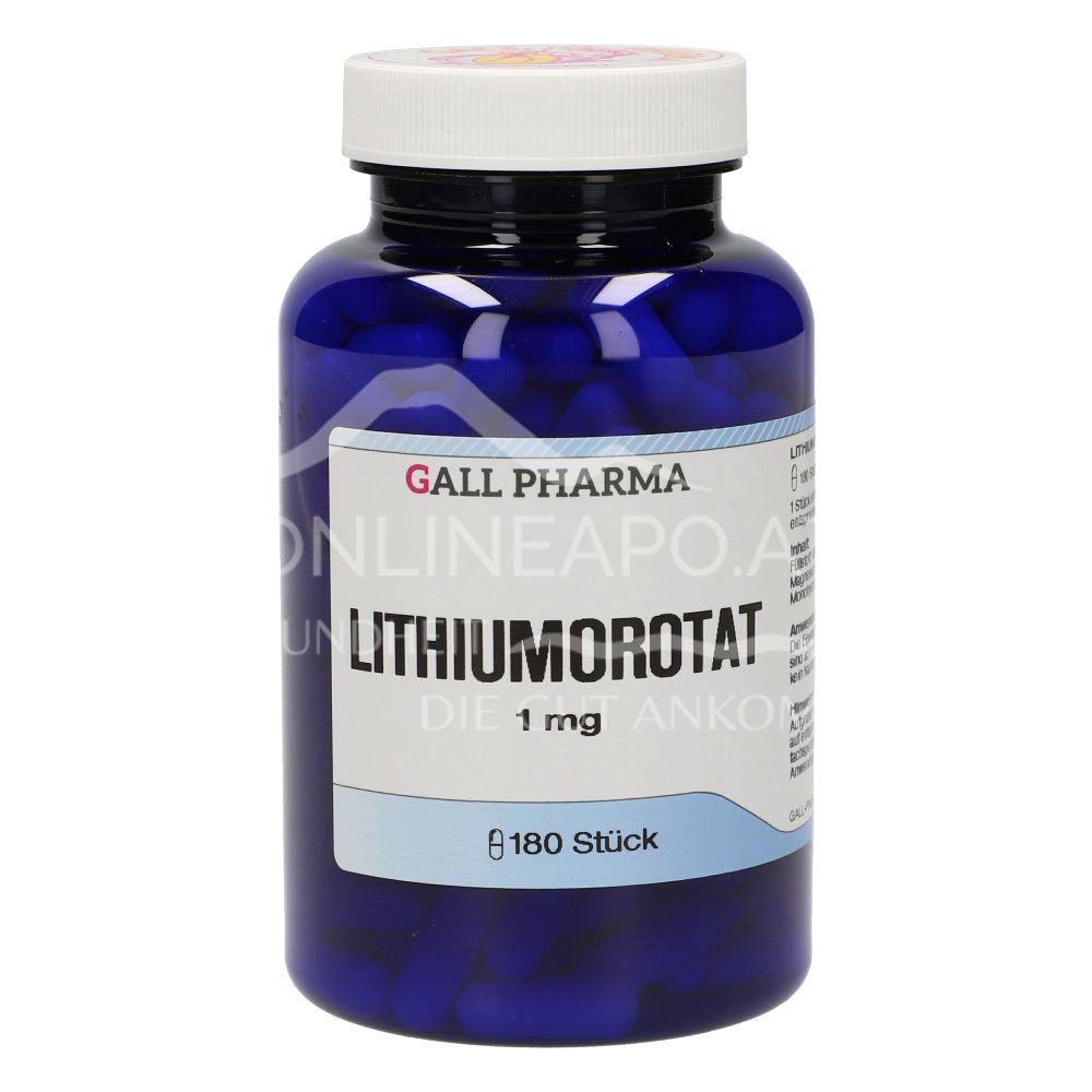 Gall Pharma Lithiumorotat 1 mg Kapseln
