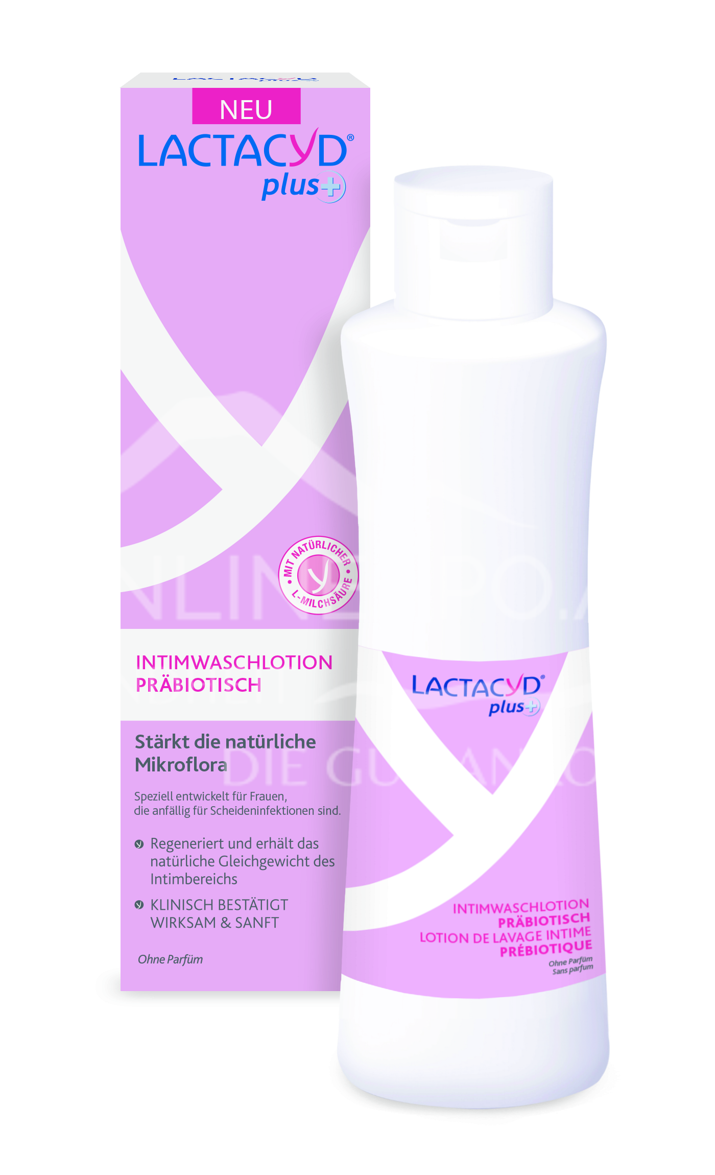 Lactacyd® Plus Präbiotisch Intimwaschlotion ohne Duftstoffe