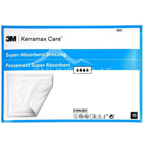 3M™ Kerramax Care™ Superabsorbent wound dressing without adhesive edge, sterile, 5 x 5 cm