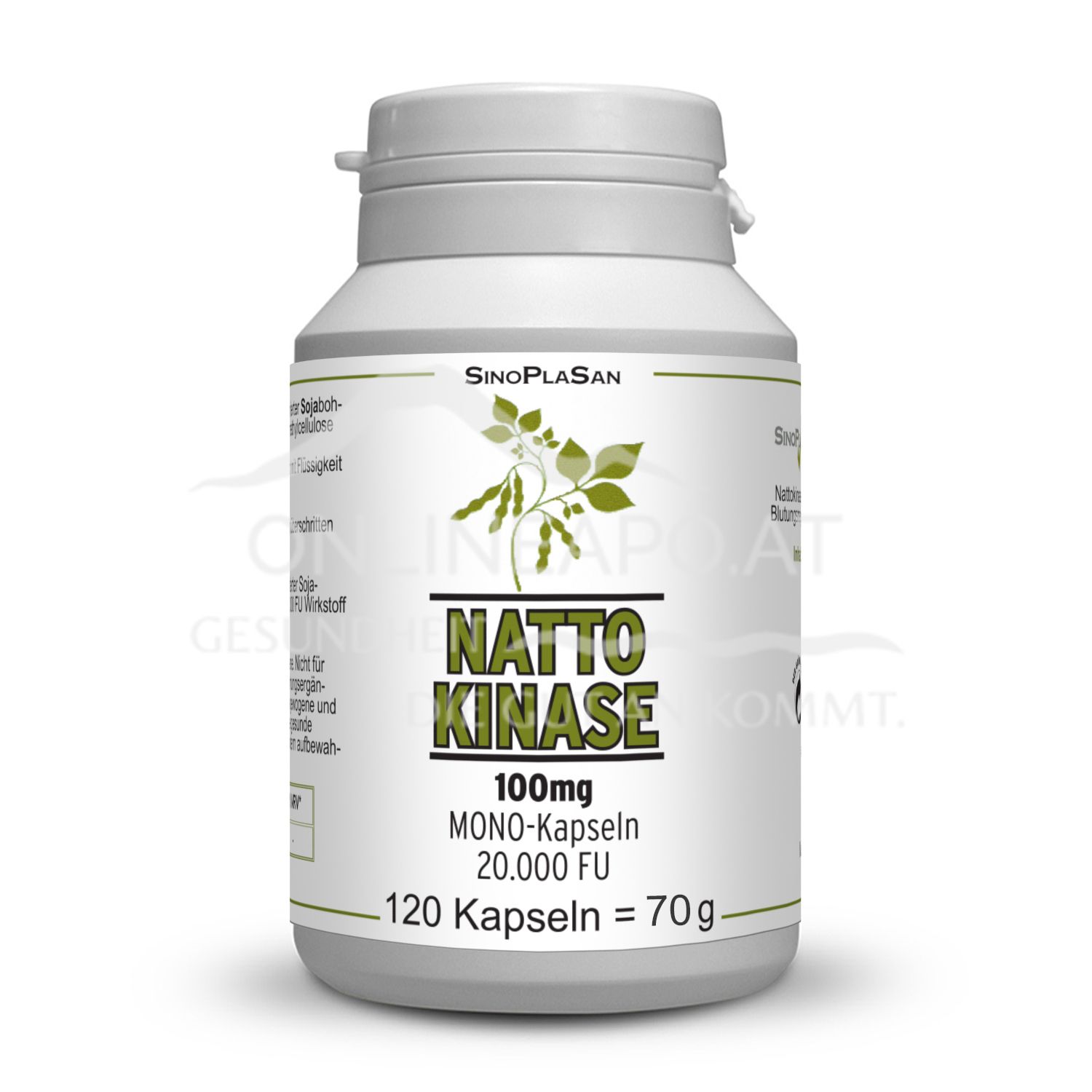 Sinoplasan Nattokinase 100 mg MONO Kapseln 