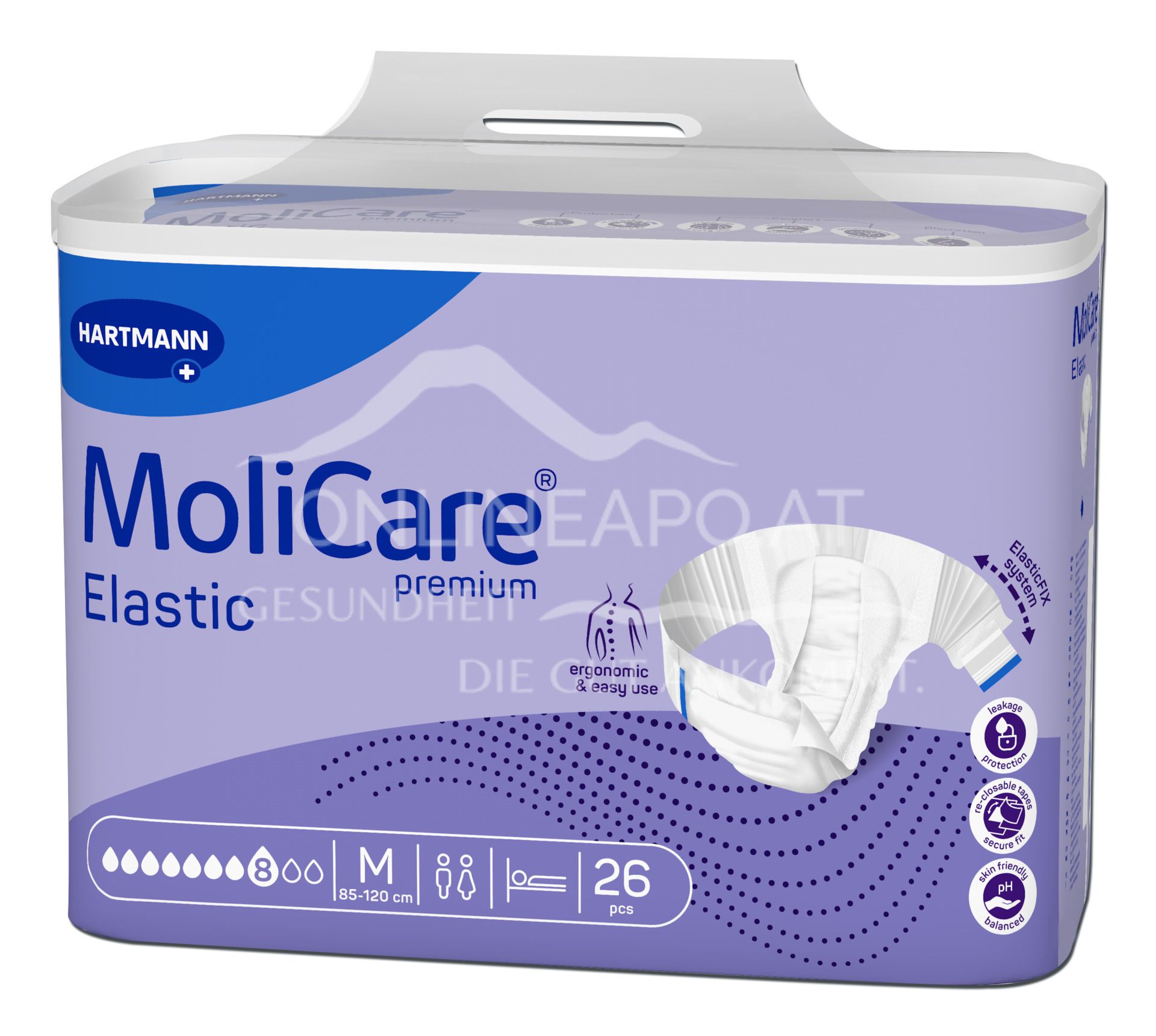 MoliCare® Premium Elastic 10 drops incontinence briefs Medium