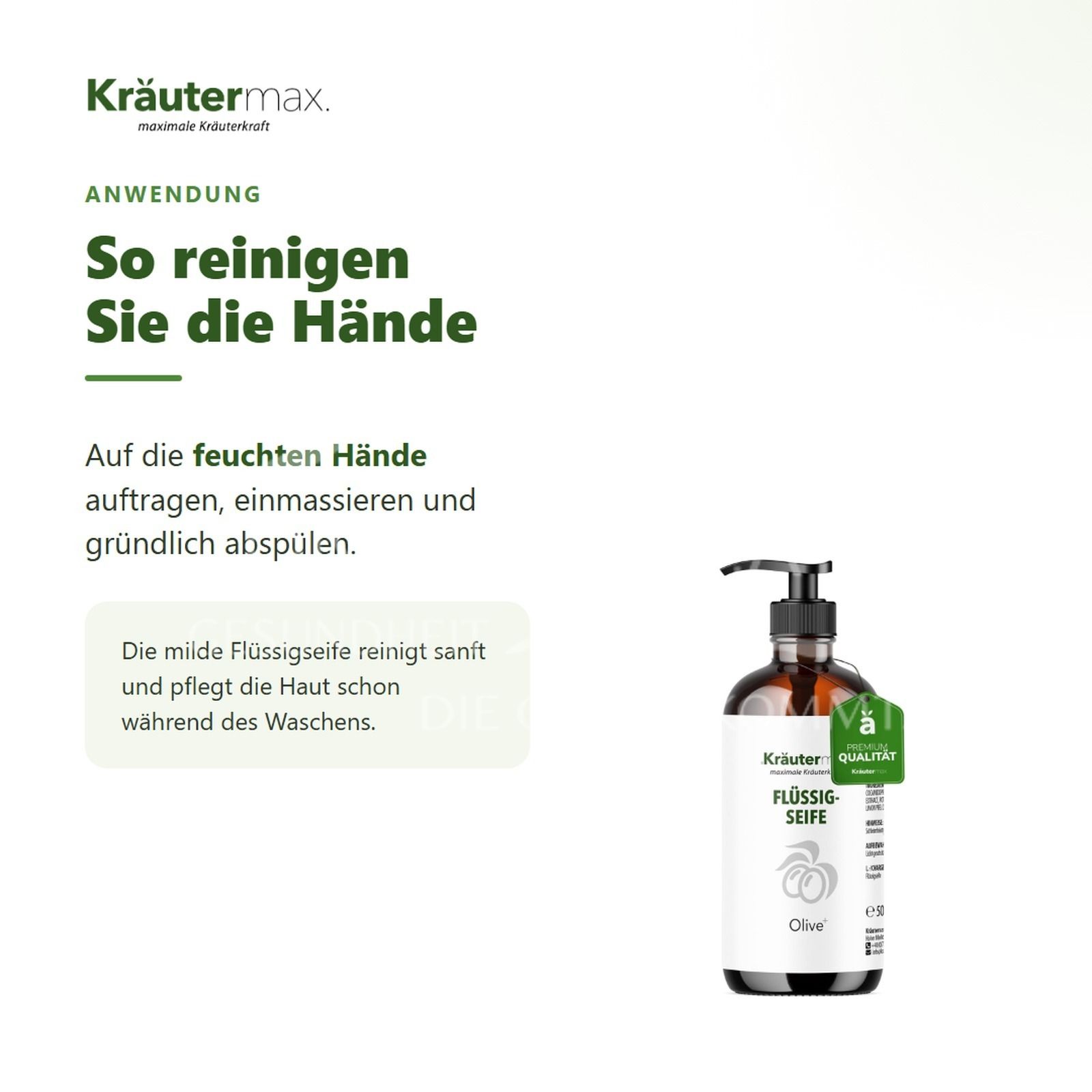 Kräutermax Oliven Seife flüssig