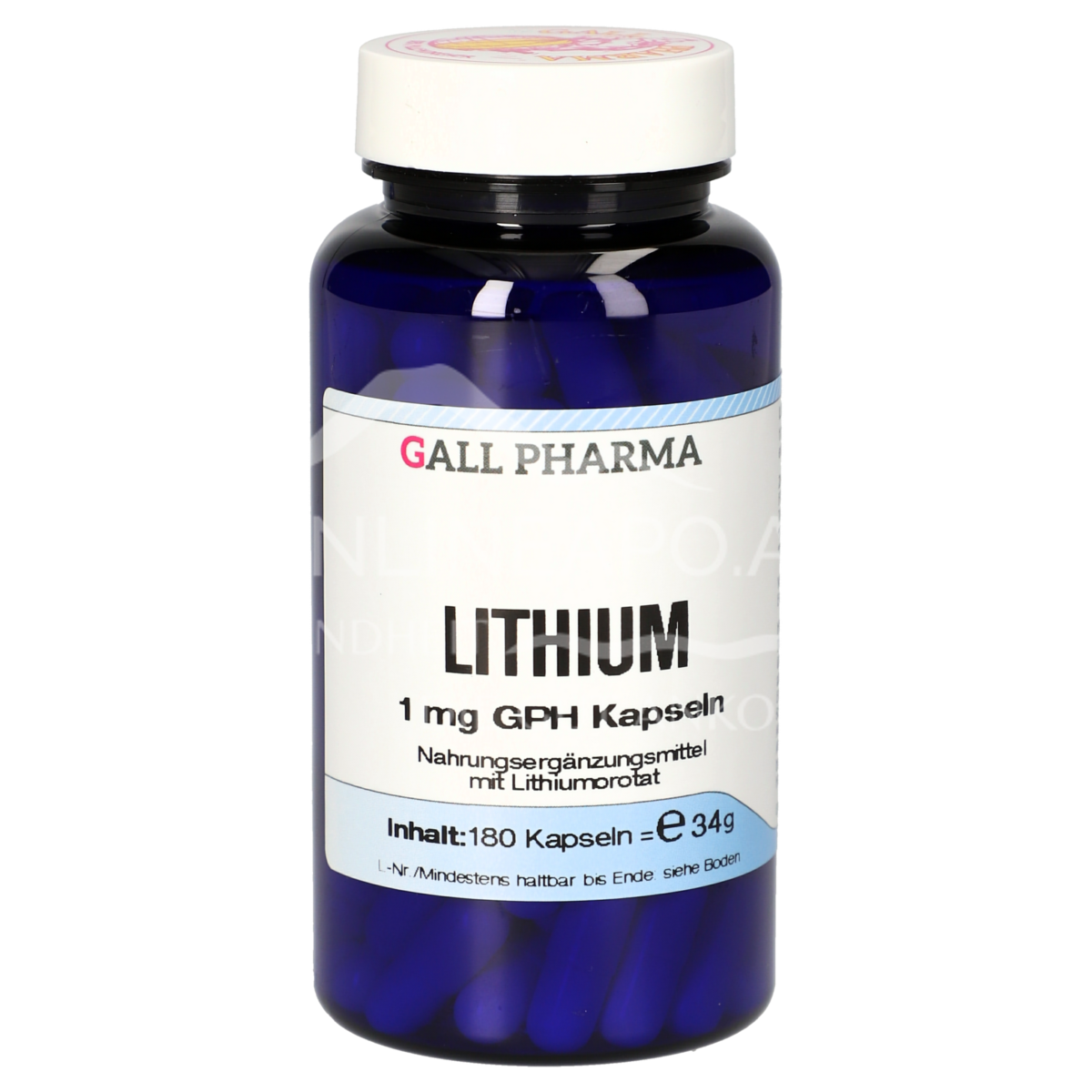 Gall Pharma Lithium 1 mg Kapseln