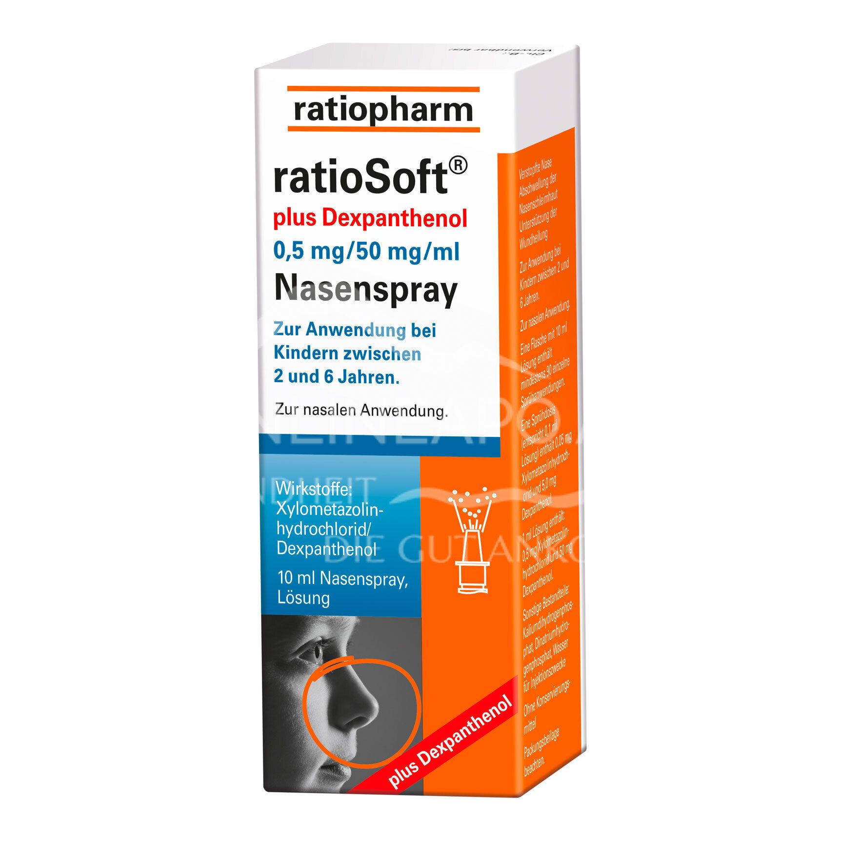 ratioSoft® plus Dexpanthenol 0,5 mg/50 mg/ml Nasenspray
