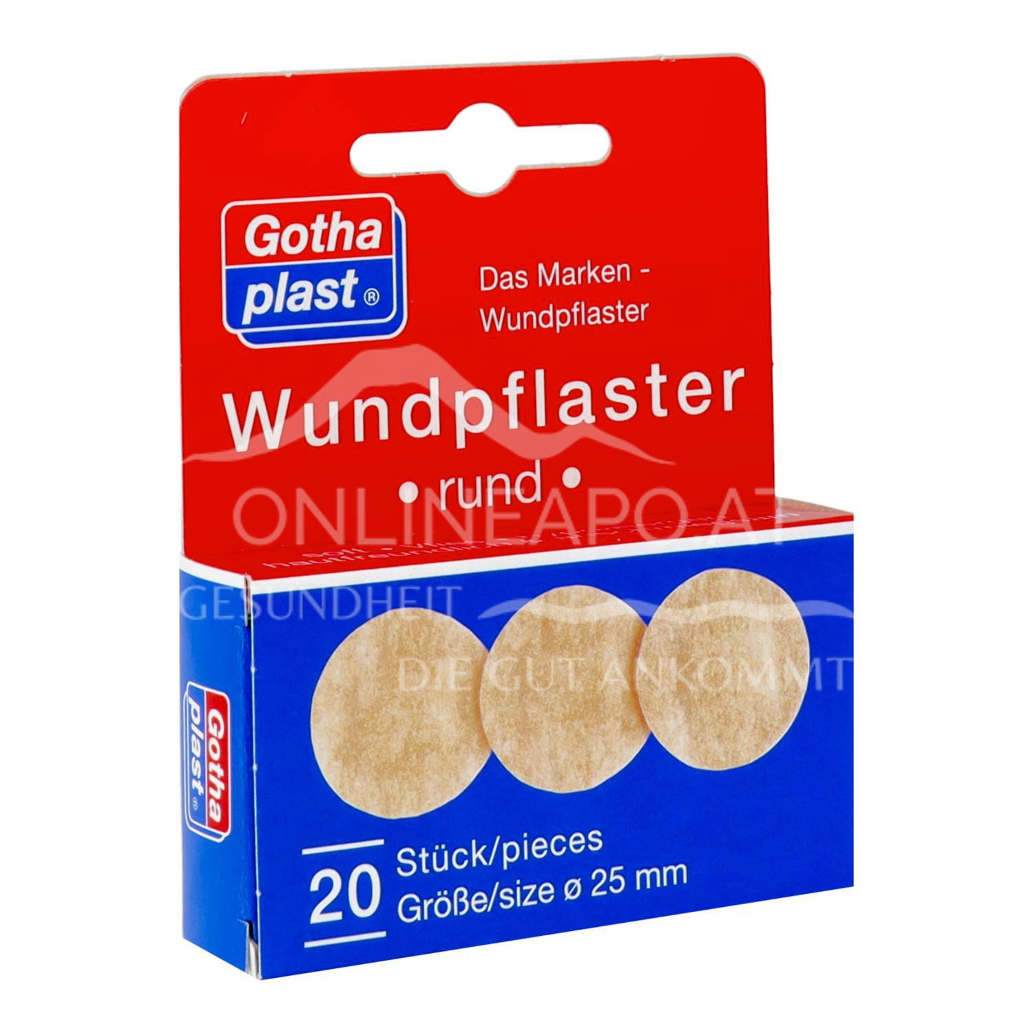 Gothaplast® Wundpflaster ø 2,5 cm soft Vlies
