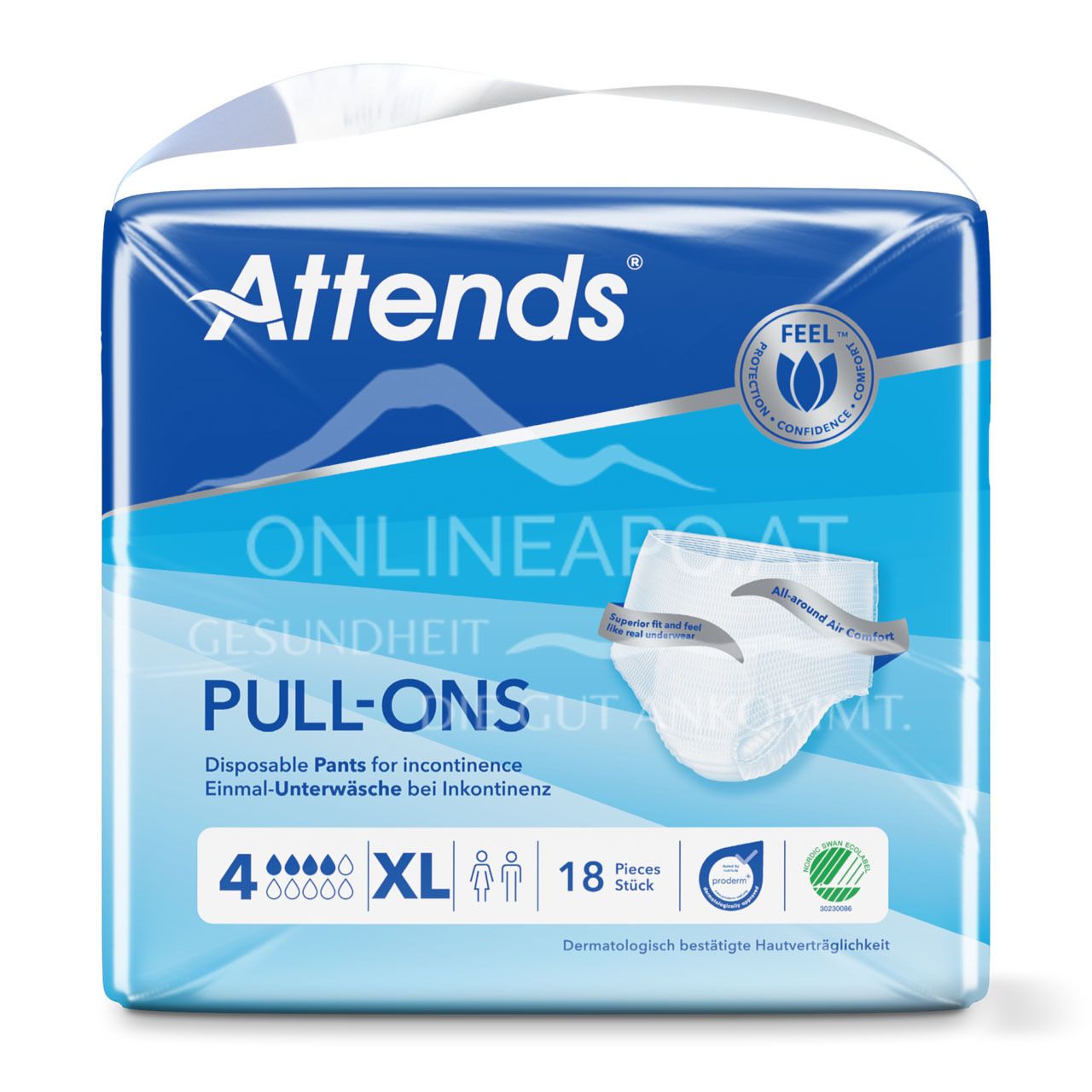 Attends Pull-Ons 4 XL - Disposable underwear for incontinence