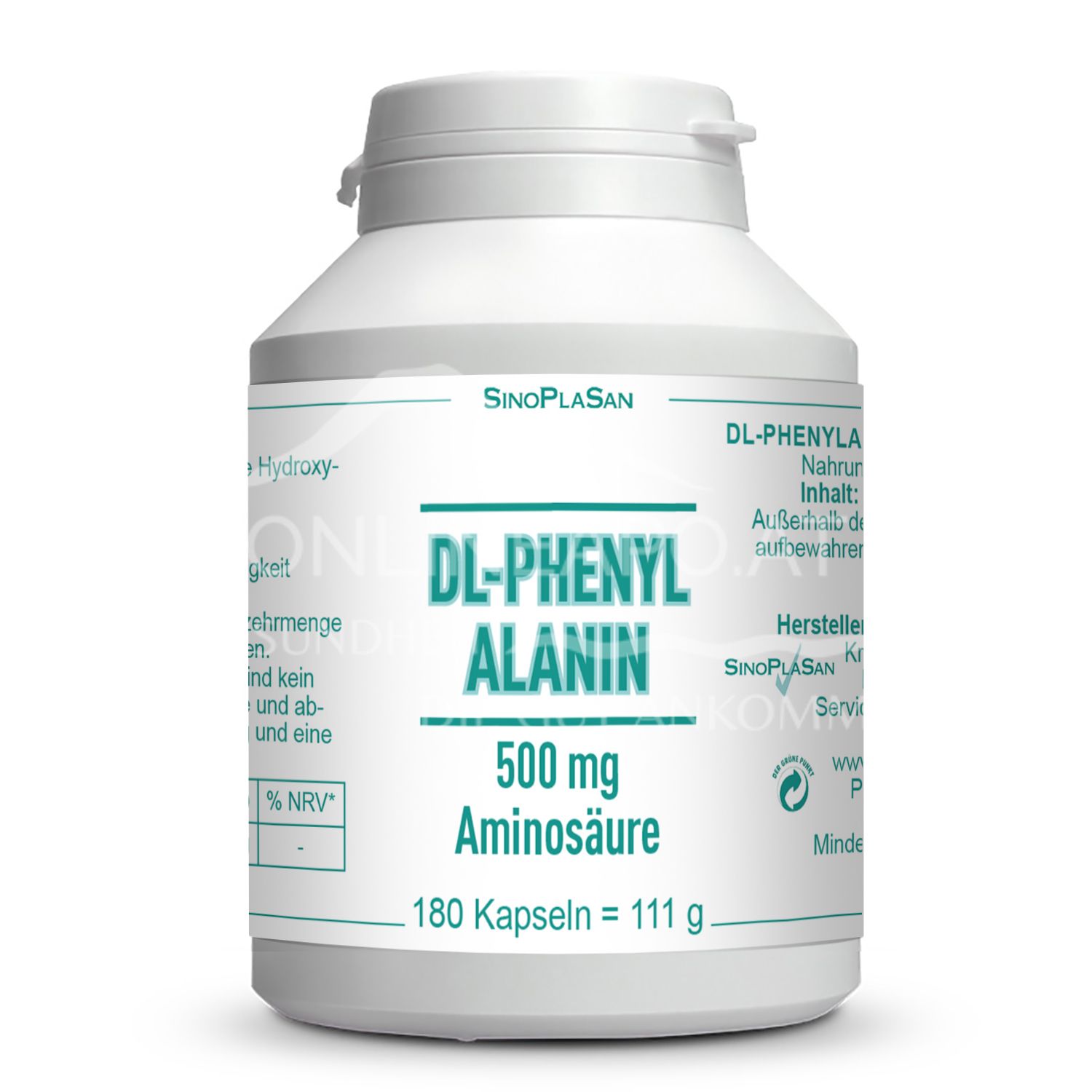 SinoPlaSan DL-Phenylalanin 500 mg Kapseln