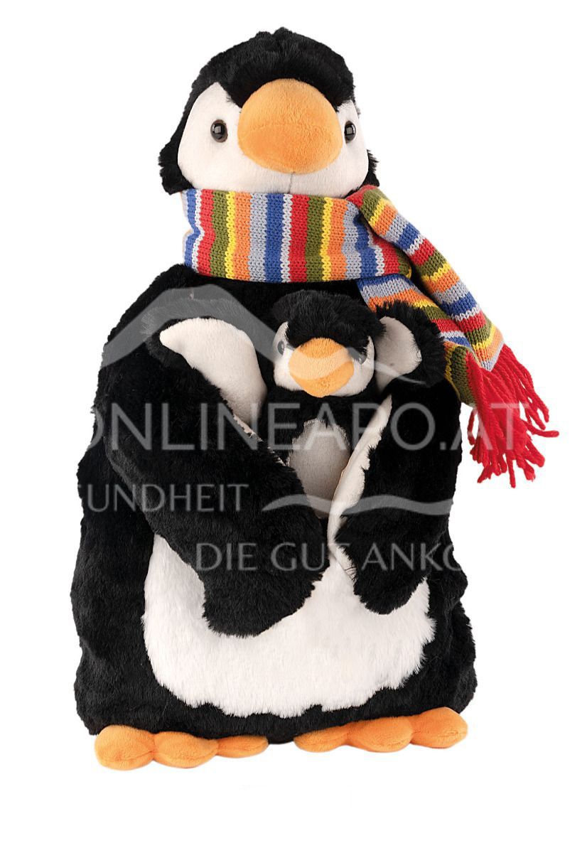 Singer cuddly family hot water bottle Penguin James & Baby Jamie