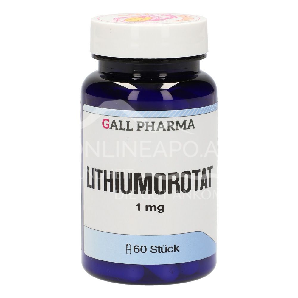 Gall Pharma Lithiumorotat 1 mg Kapseln