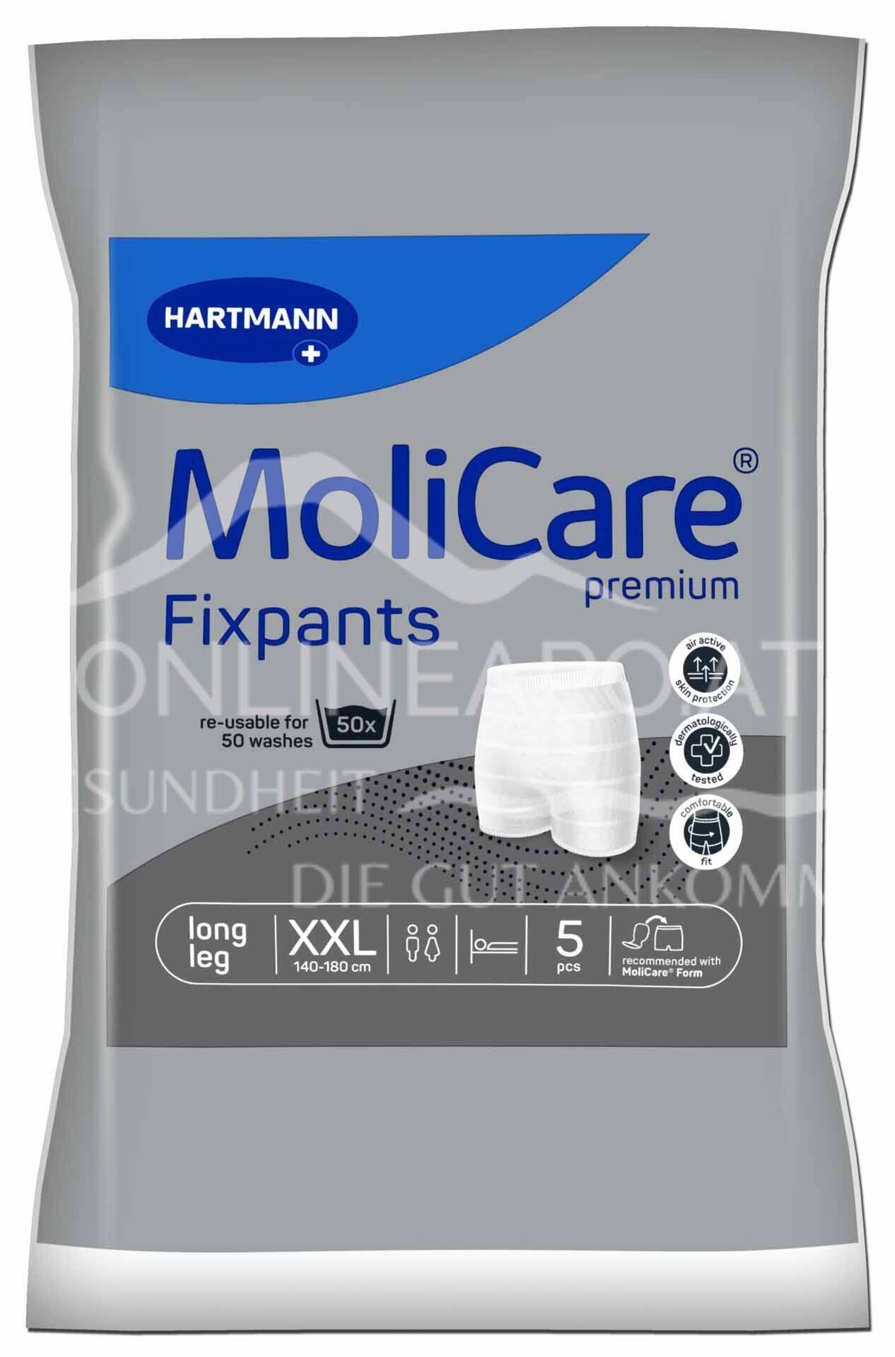 MoliCare® Premium Fixpants Long Leg - Grey fixation trousers - Size XXL