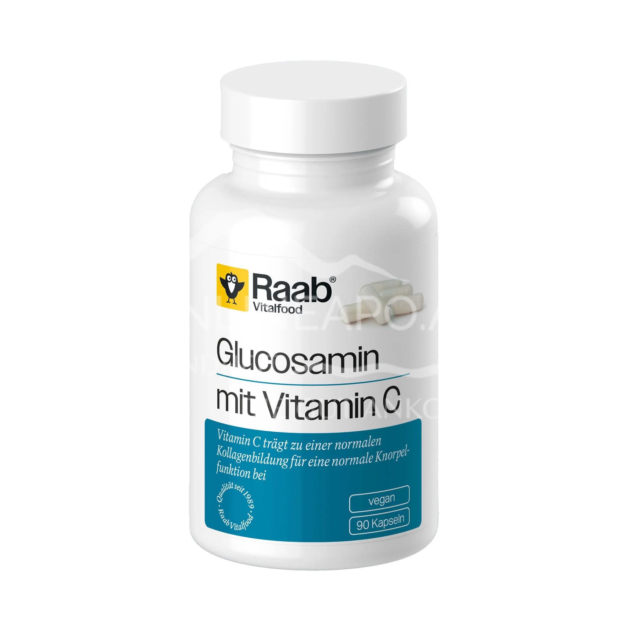Raab® Vitalfood Glucosamine with Vitamin C Capsules