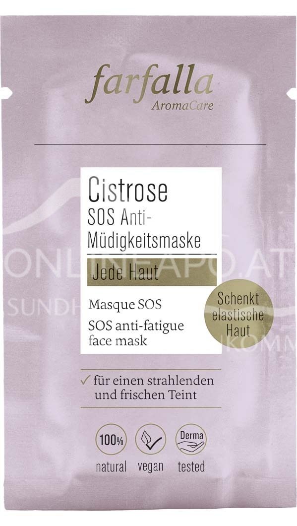 Farfalla Cistrose For Every Skin, SOS Anti-Fatigue Mask