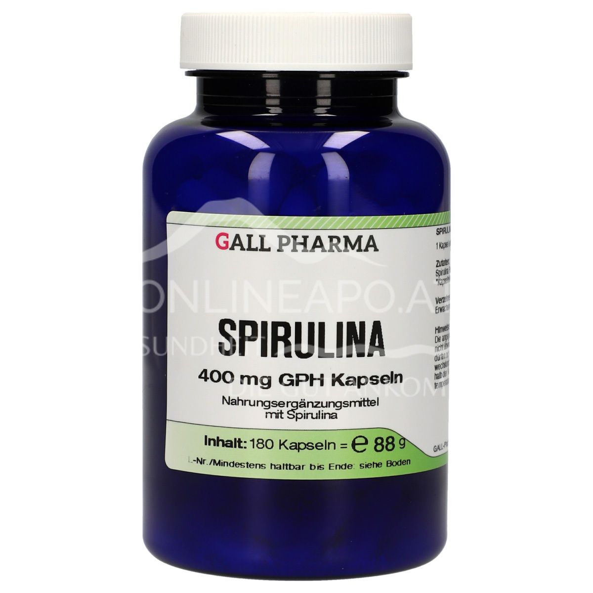 Gall Pharma Spirulina 400 mg Kapseln