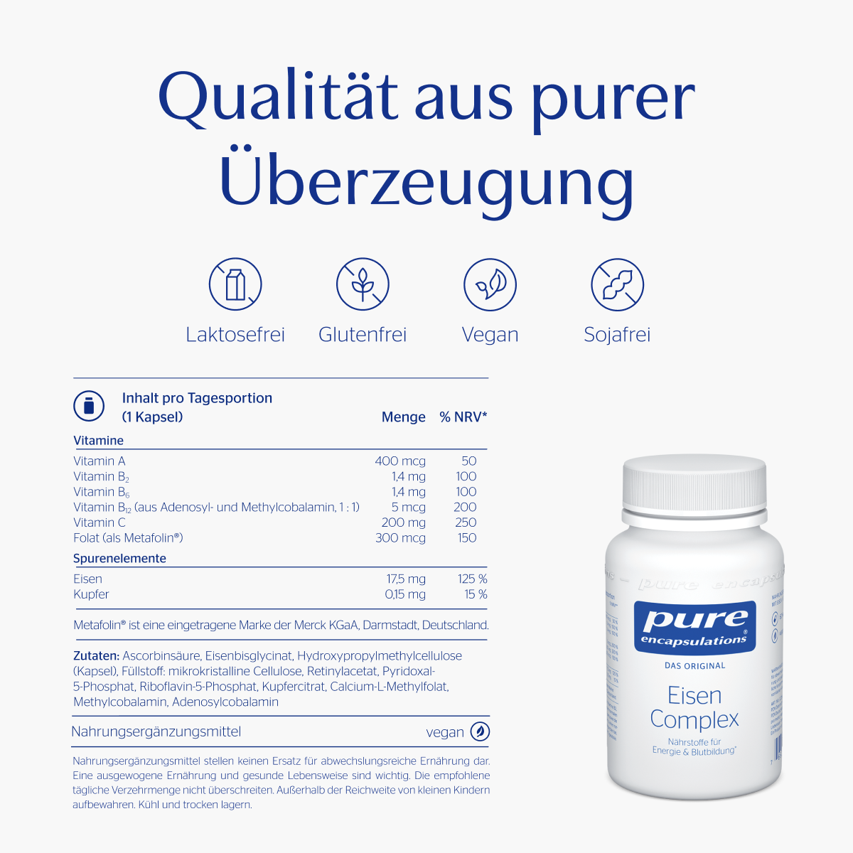 pure encapsulations® Eisen Complex Kapseln