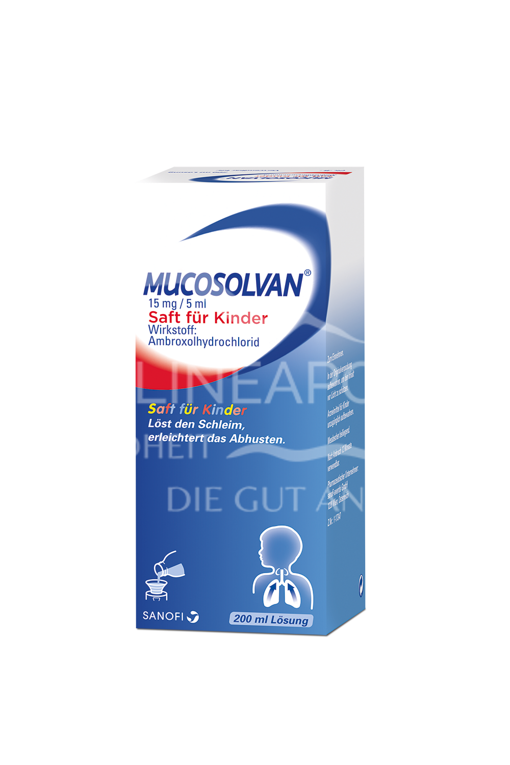Mucosolvan® Kinder 15 mg / 5 ml Saft