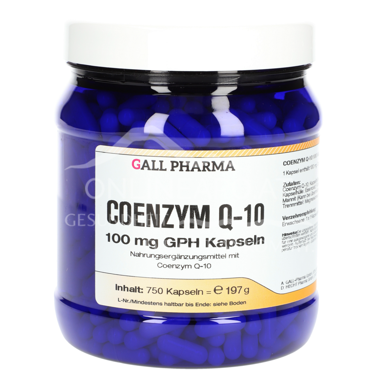 Gall Pharma Coenzyme Q-10 100 mg capsules