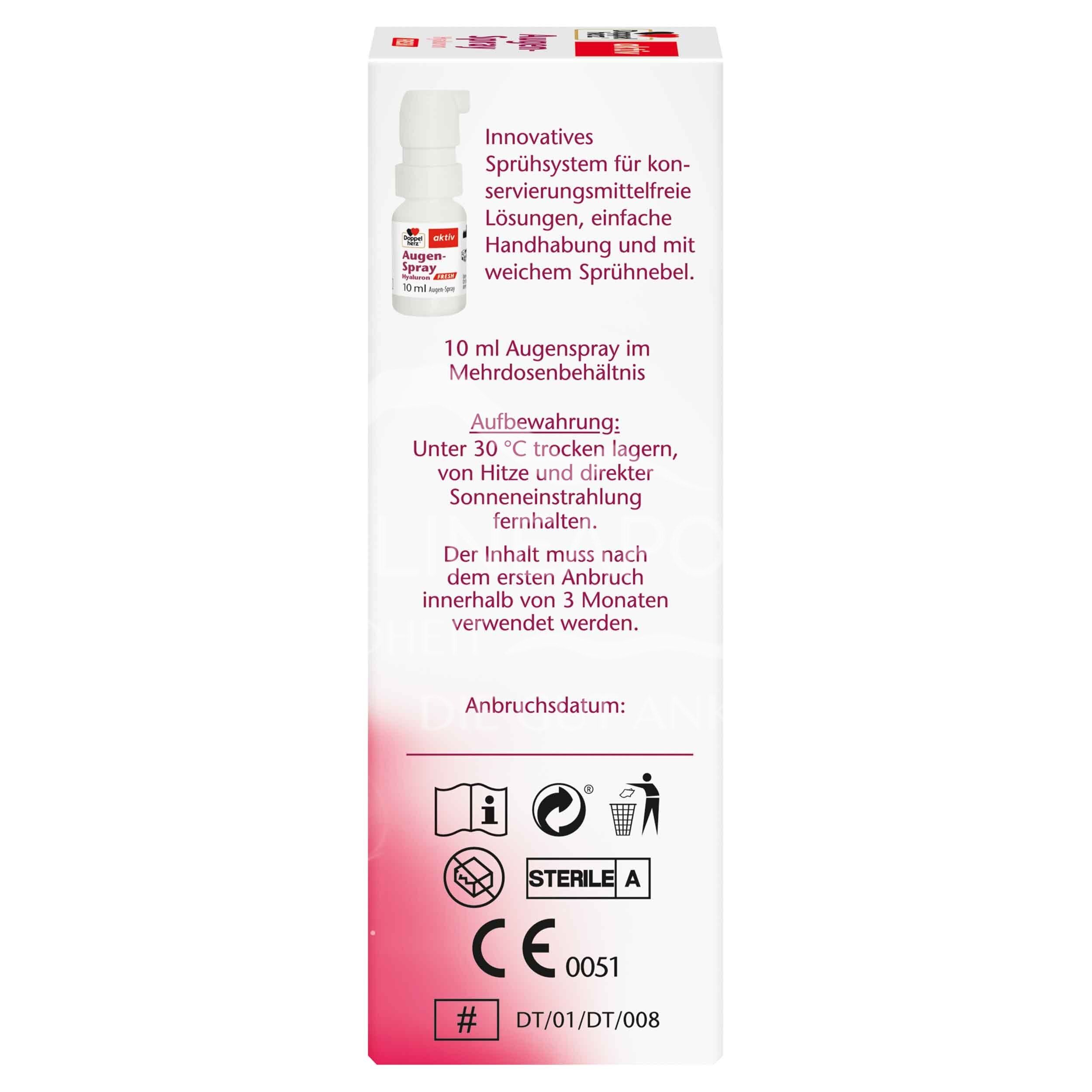 Double Heart Active Eye Spray Hyaluron FRESH