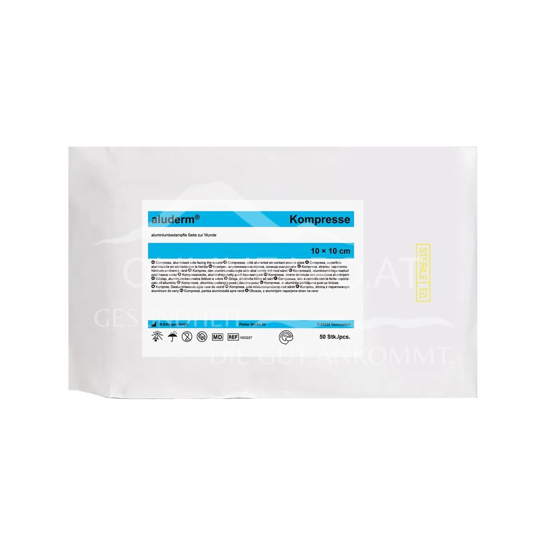 aluderm® Compresses sterile 10 x 10 cm