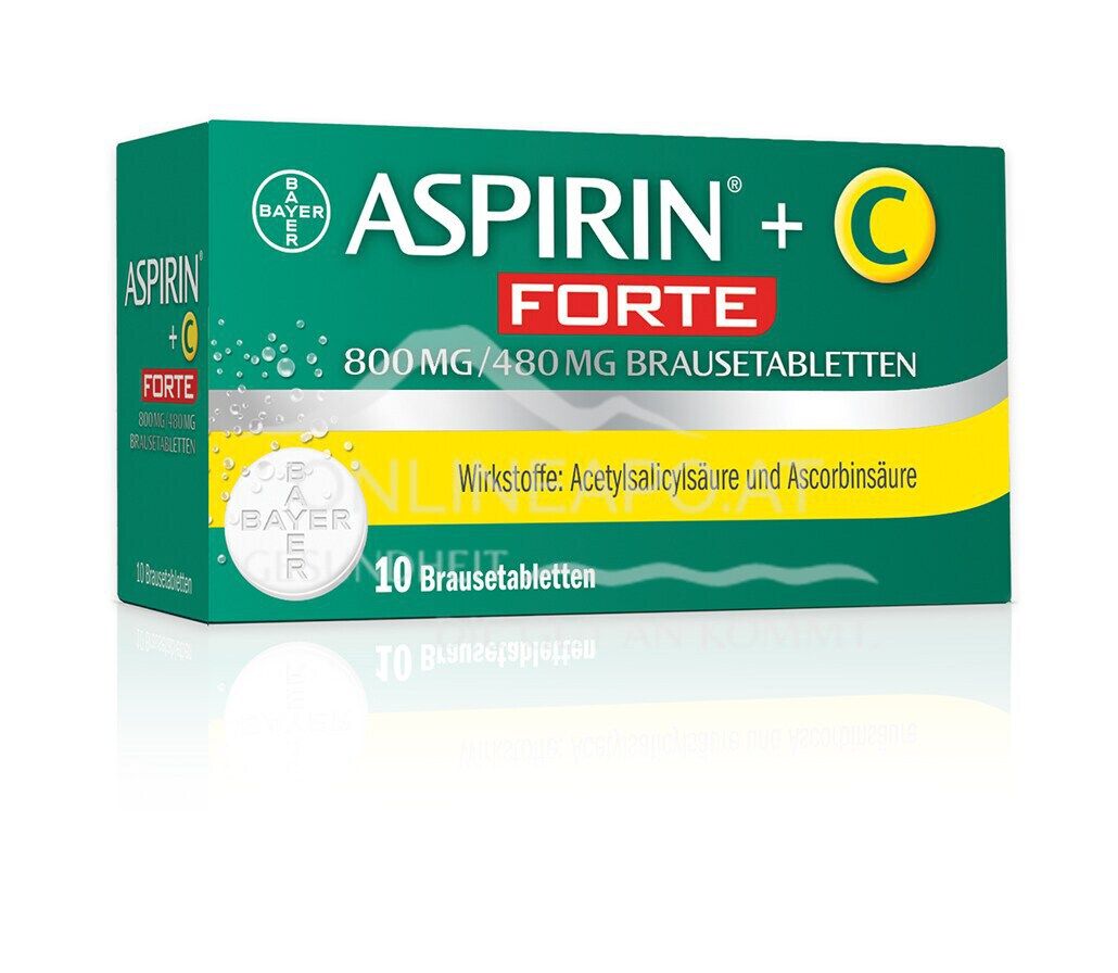 Aspirin® +C forte 800mg/480mg Brausetabletten