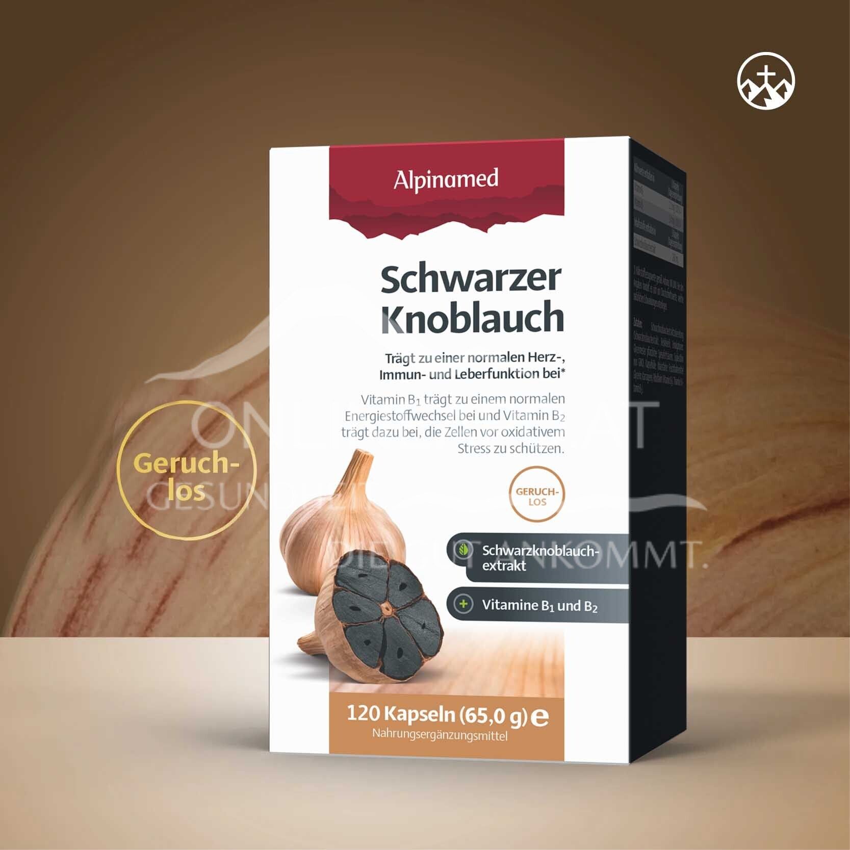 Alpinamed® black garlic vegan capsules