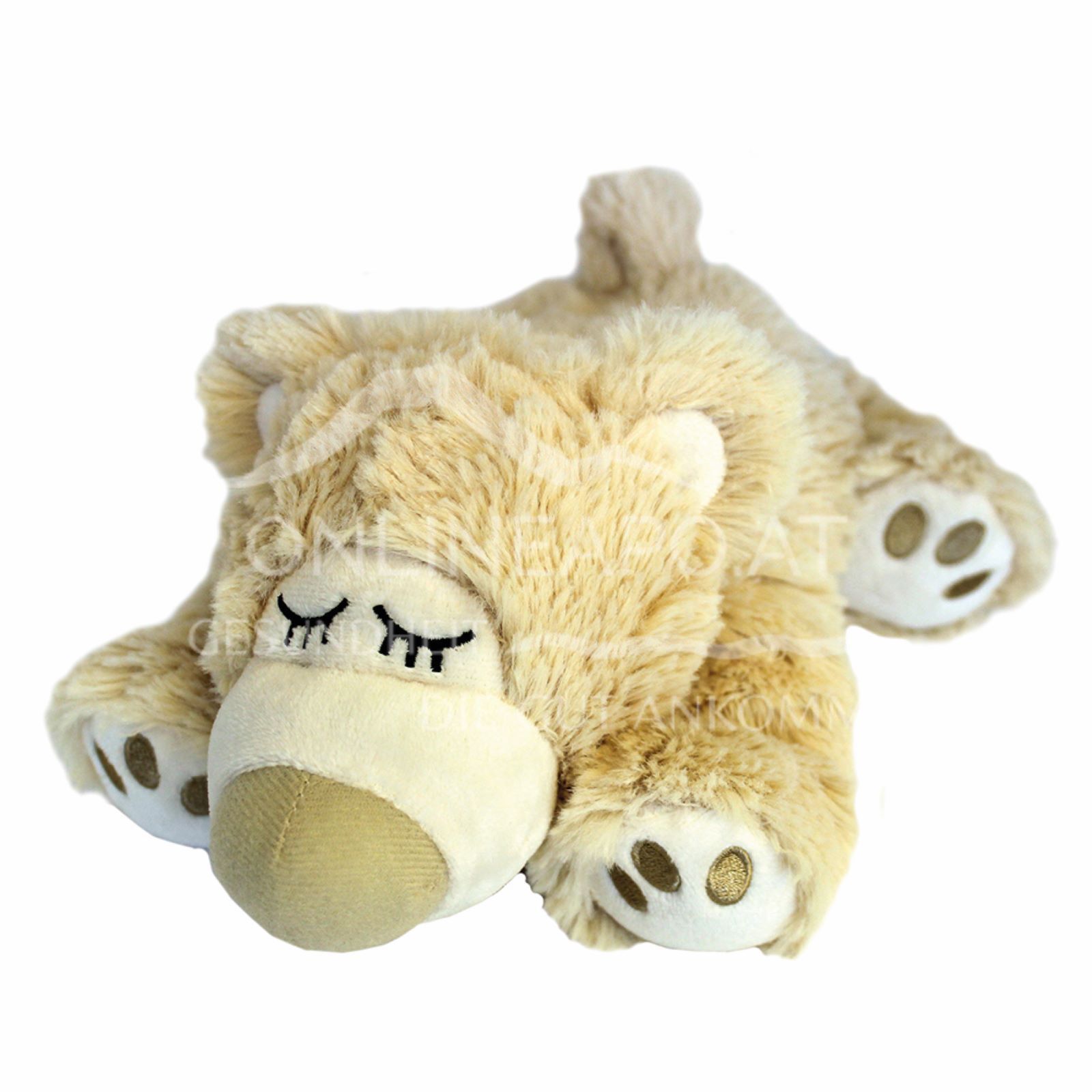 Warmies Sleepy Bear cream soft toy