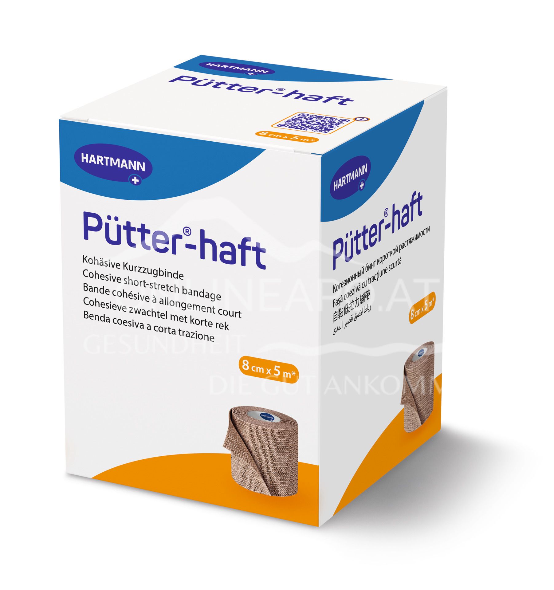 Pütter®-haft cohesive short-stretch bandage 8 cm x 5 m