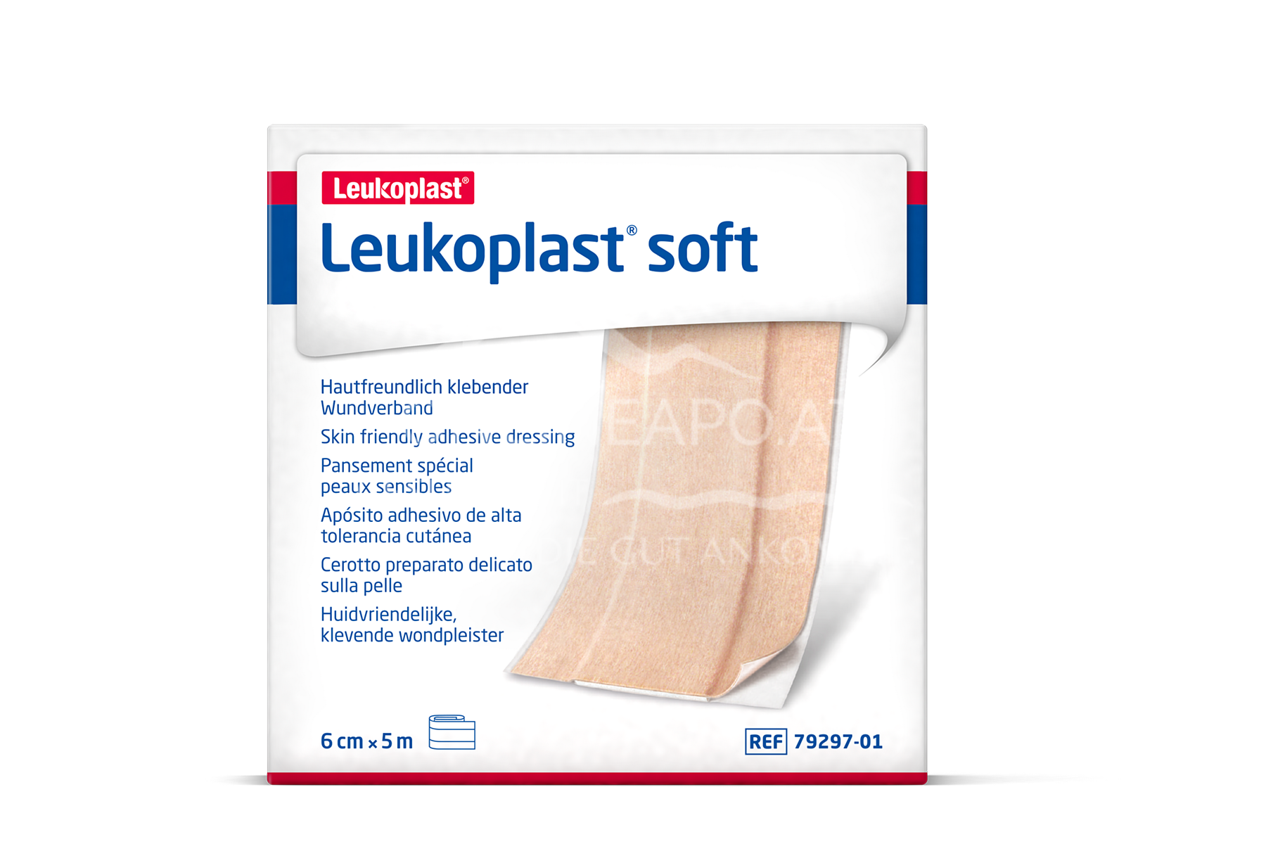 Leukoplast® Soft quick wound dressing non-sterile 6 cm x 5 m