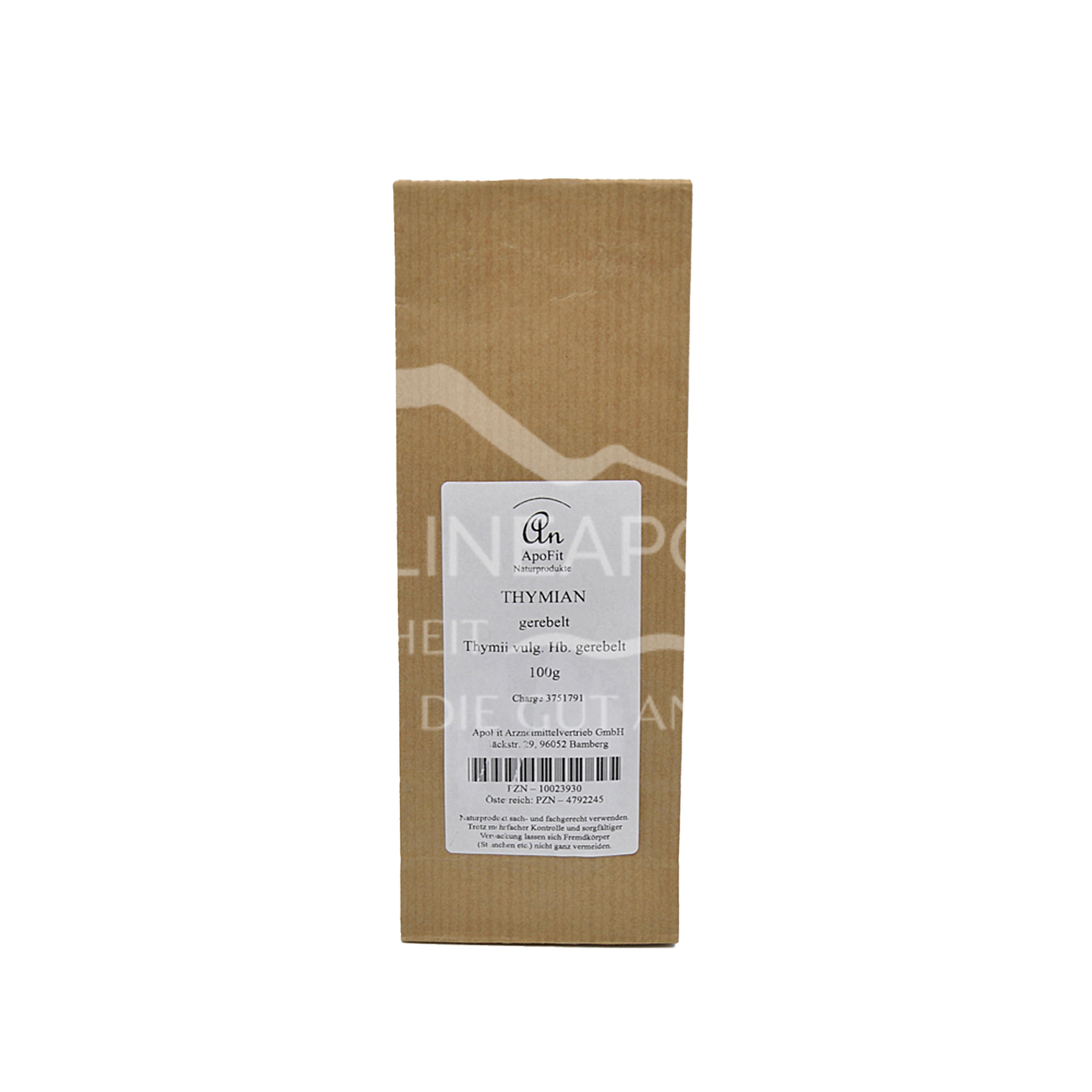 ApoFit Thymian gerebelt