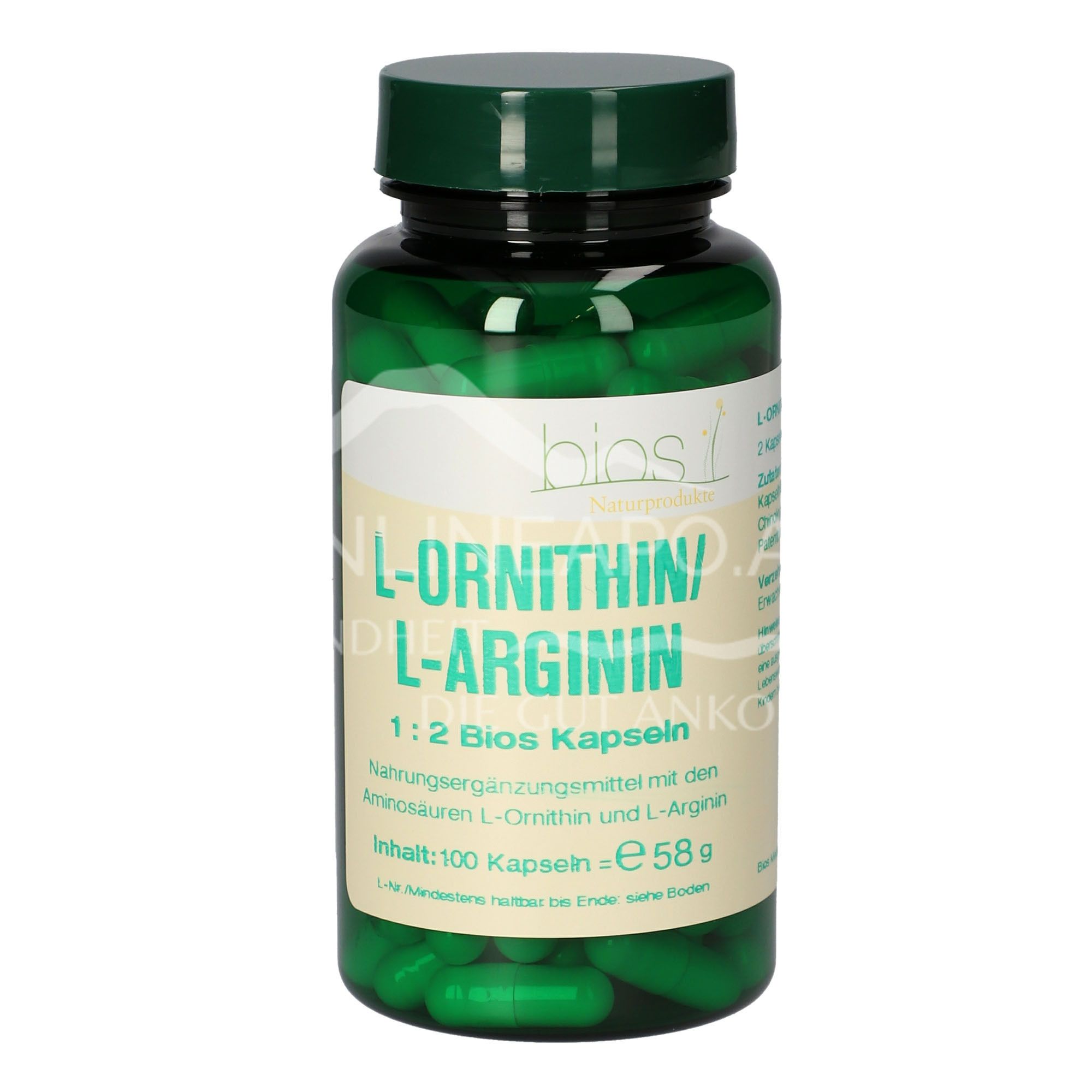 Bios L-Ornithine / L-Arginine Capsules