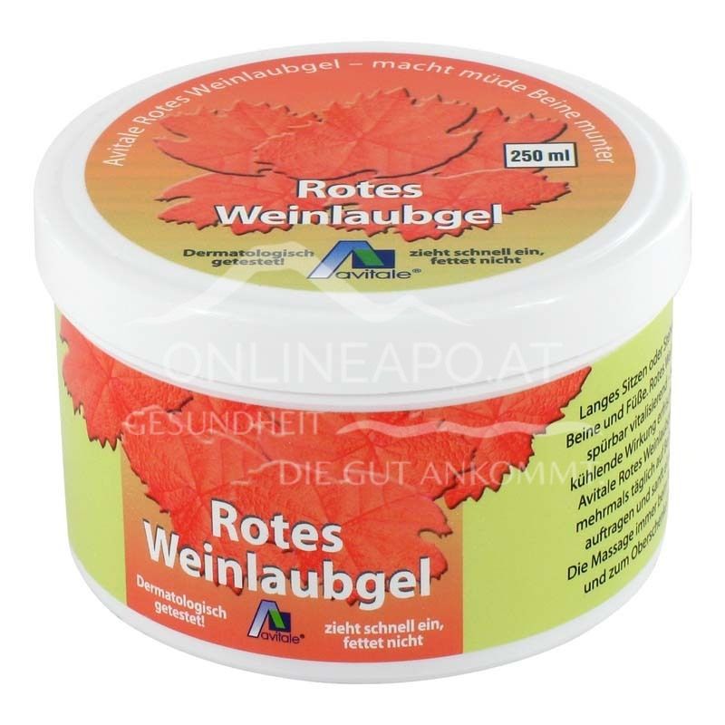 Avitale Rotes Weinlaubgel