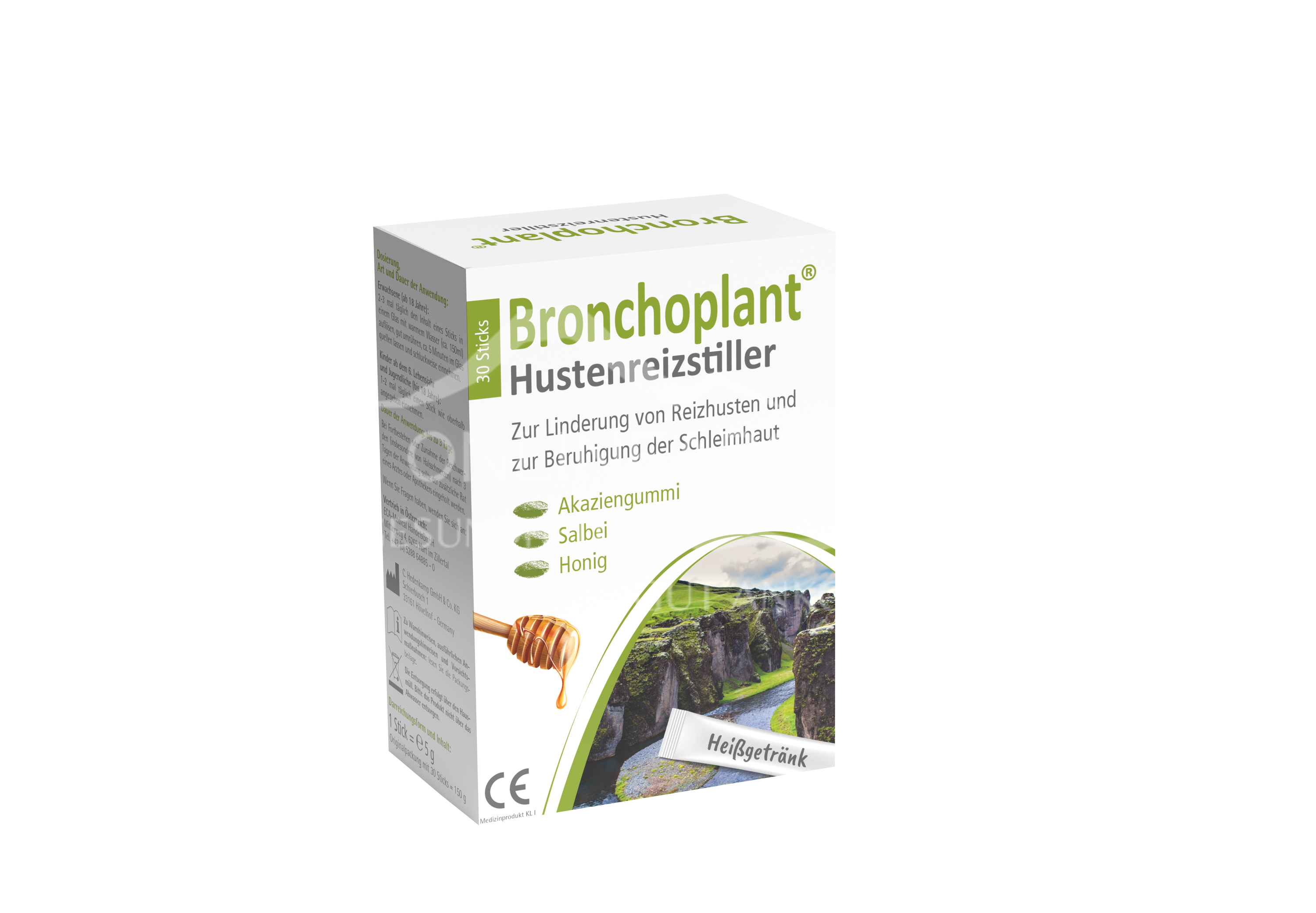 Bronchoplant® Hustenreizstiller Heißgetränk Granulat