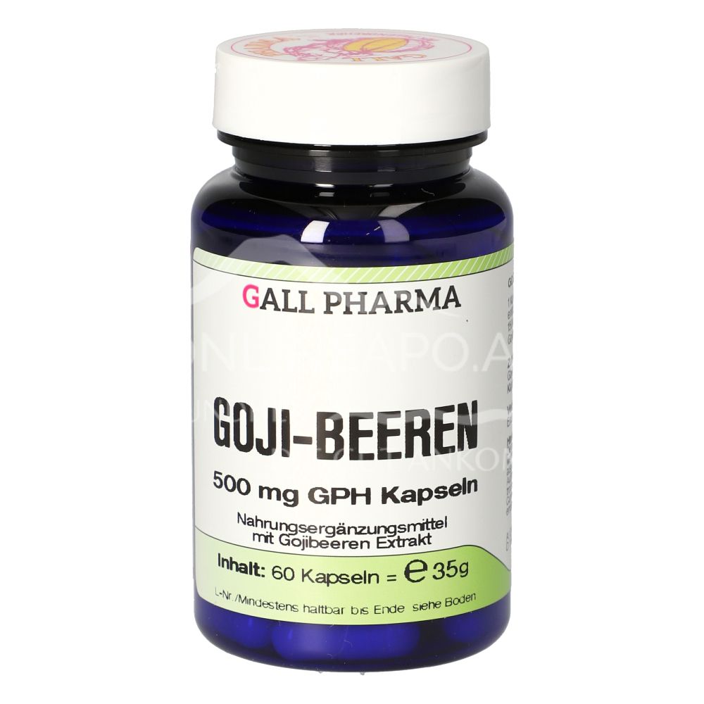 Gall Pharma Goji berries 500 mg capsules