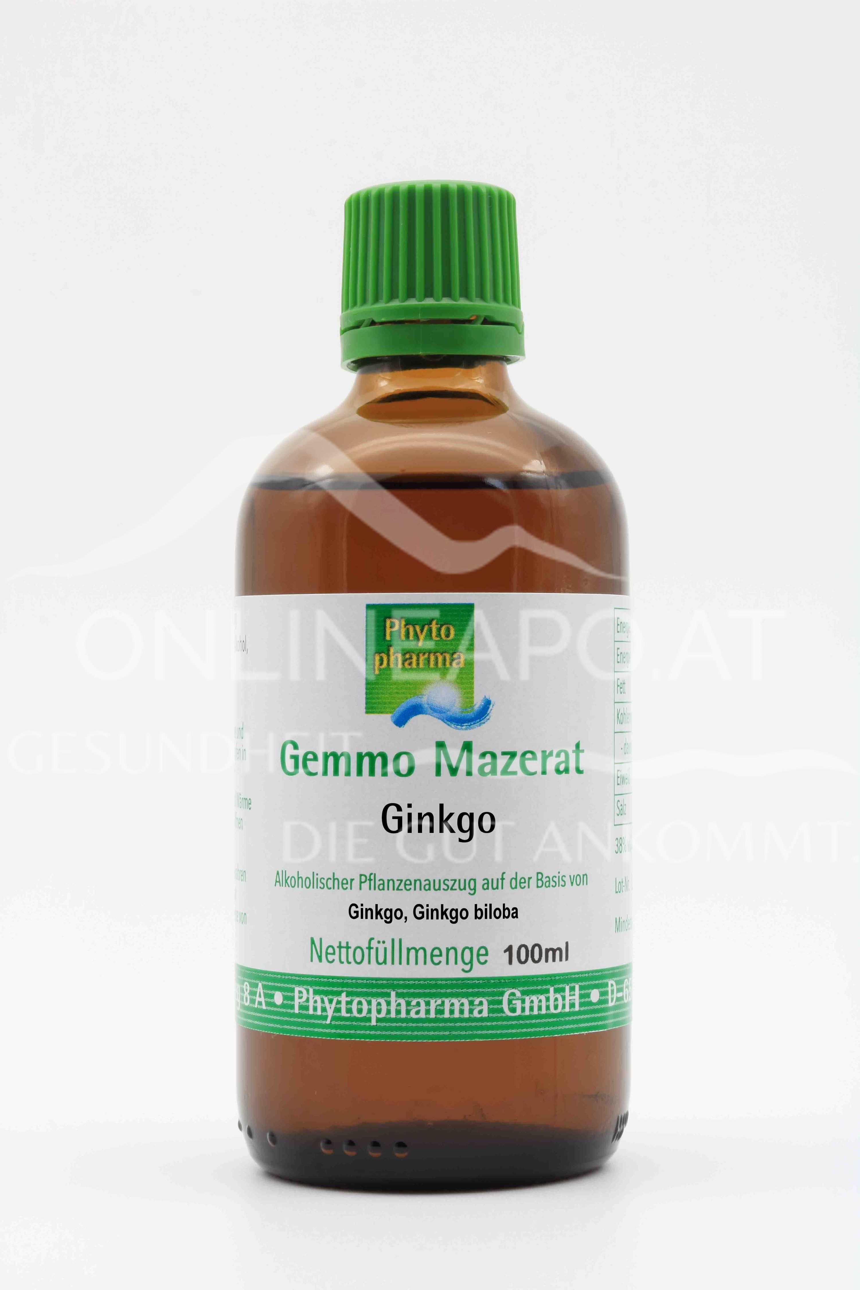 Phytopharma Gemmo Mazerat Ginkgo Tropfen