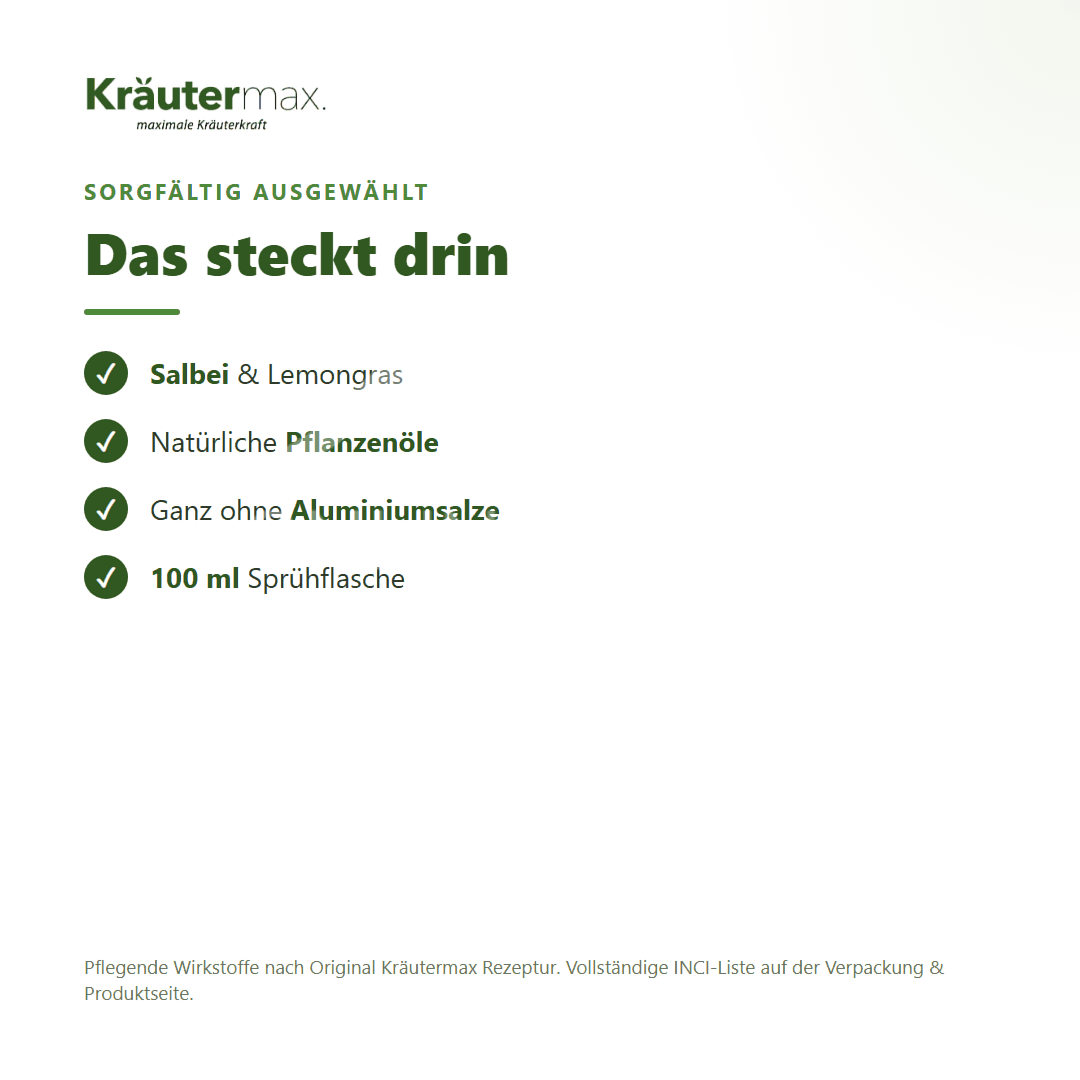 Kräutermax Salbei Deo Spray