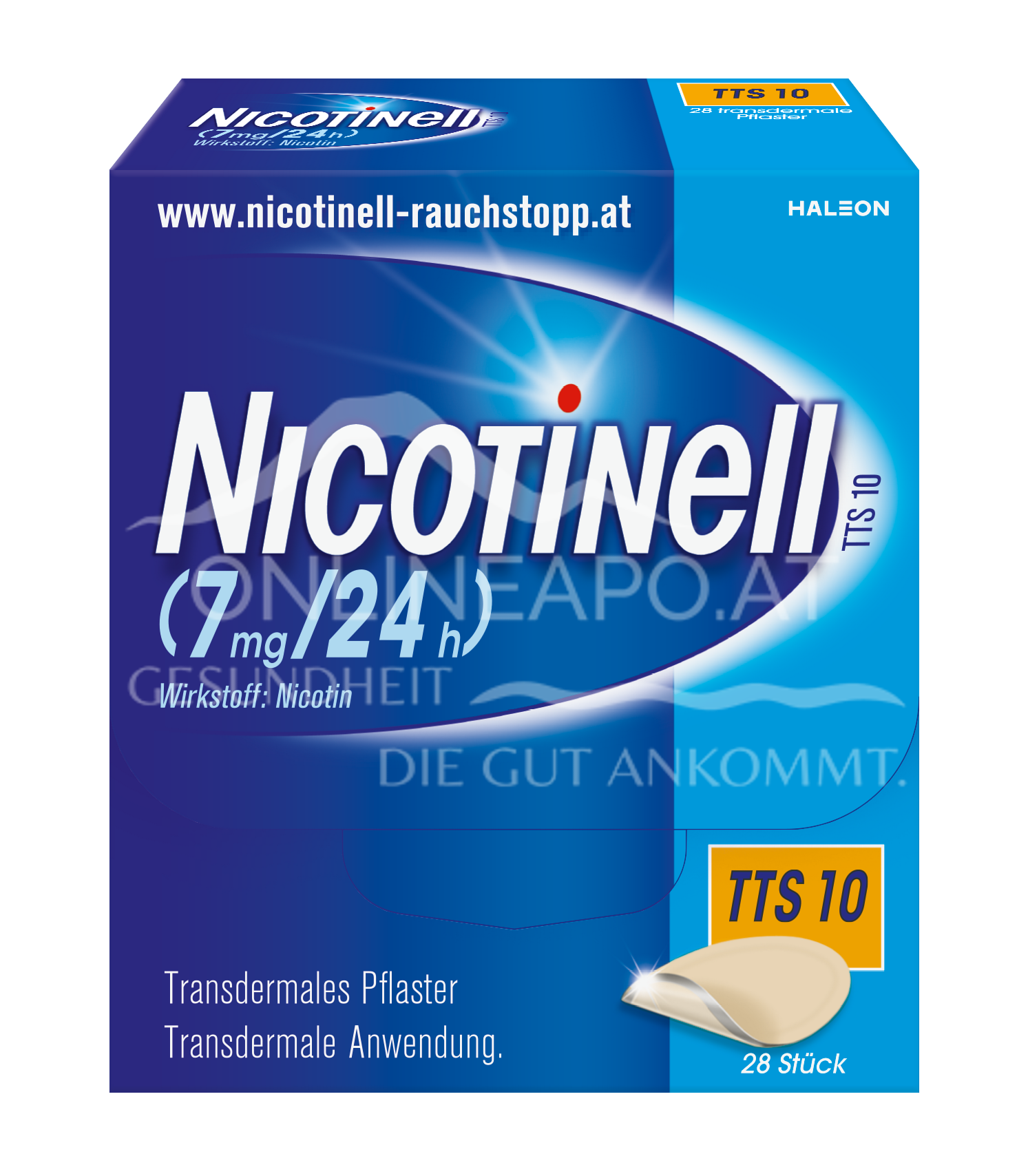 Nicotinell® TTS 10 (7 mg/24 h) transdermale Pflaster 