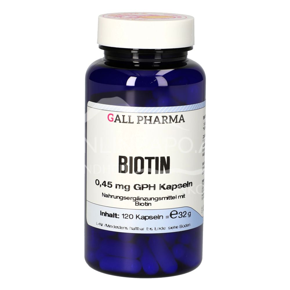 Gall Pharma Biotin 0.45 mg capsules