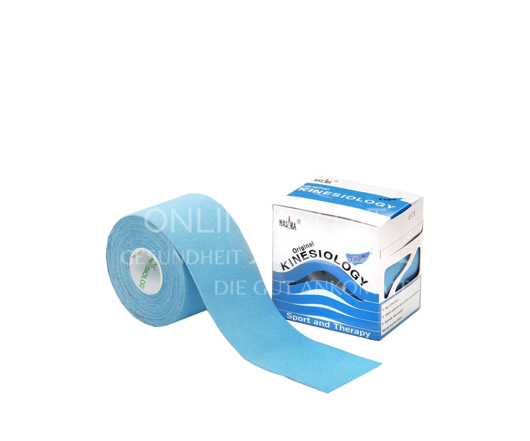 Nasara Kinesiologie Tape Blau 5 cm x 5 m