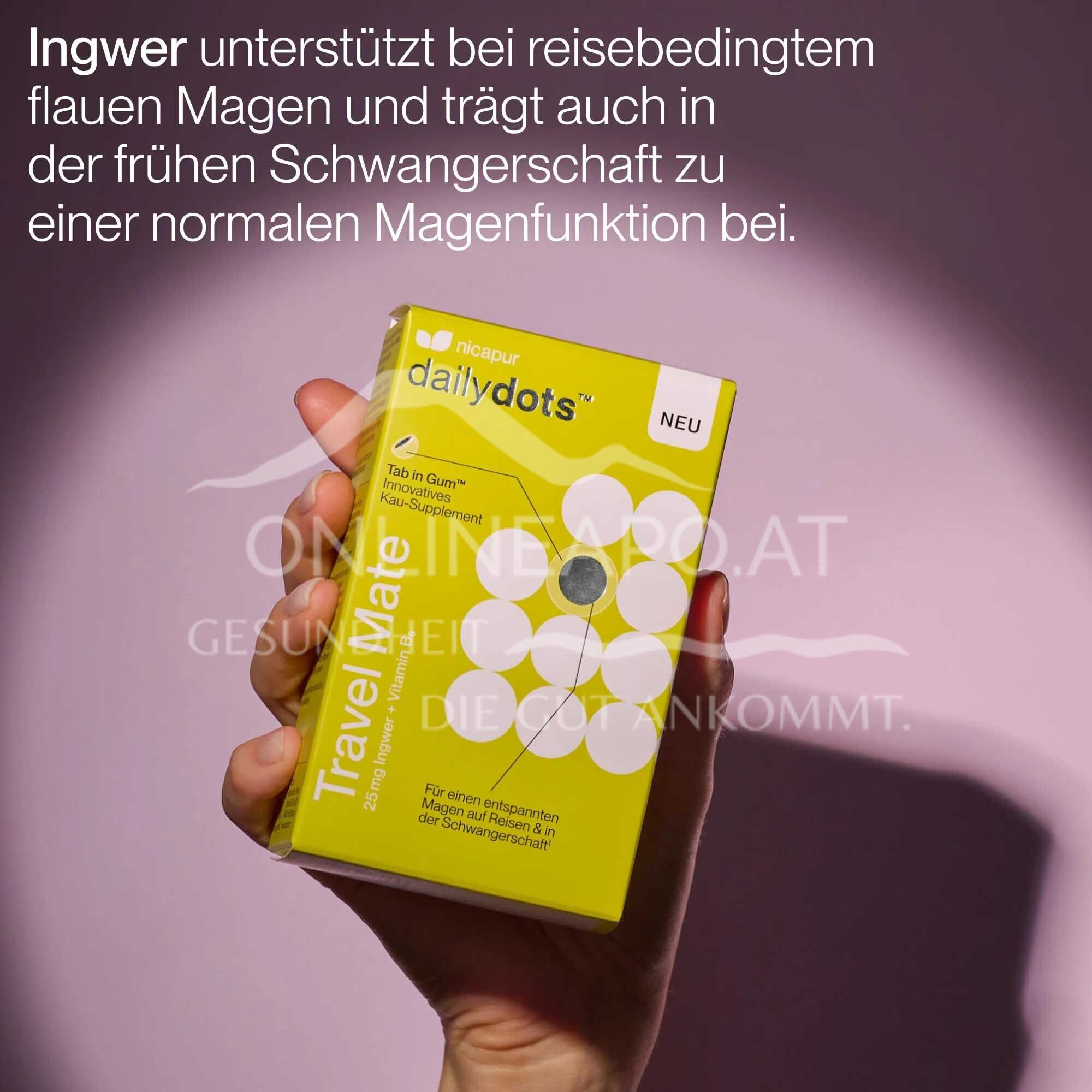 NICApur dailydots® Travel Mate Kau-Supplement