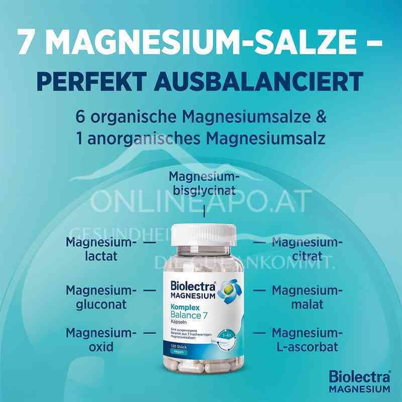 Biolectra® Magnesium Komplex Balance 7 Kapseln